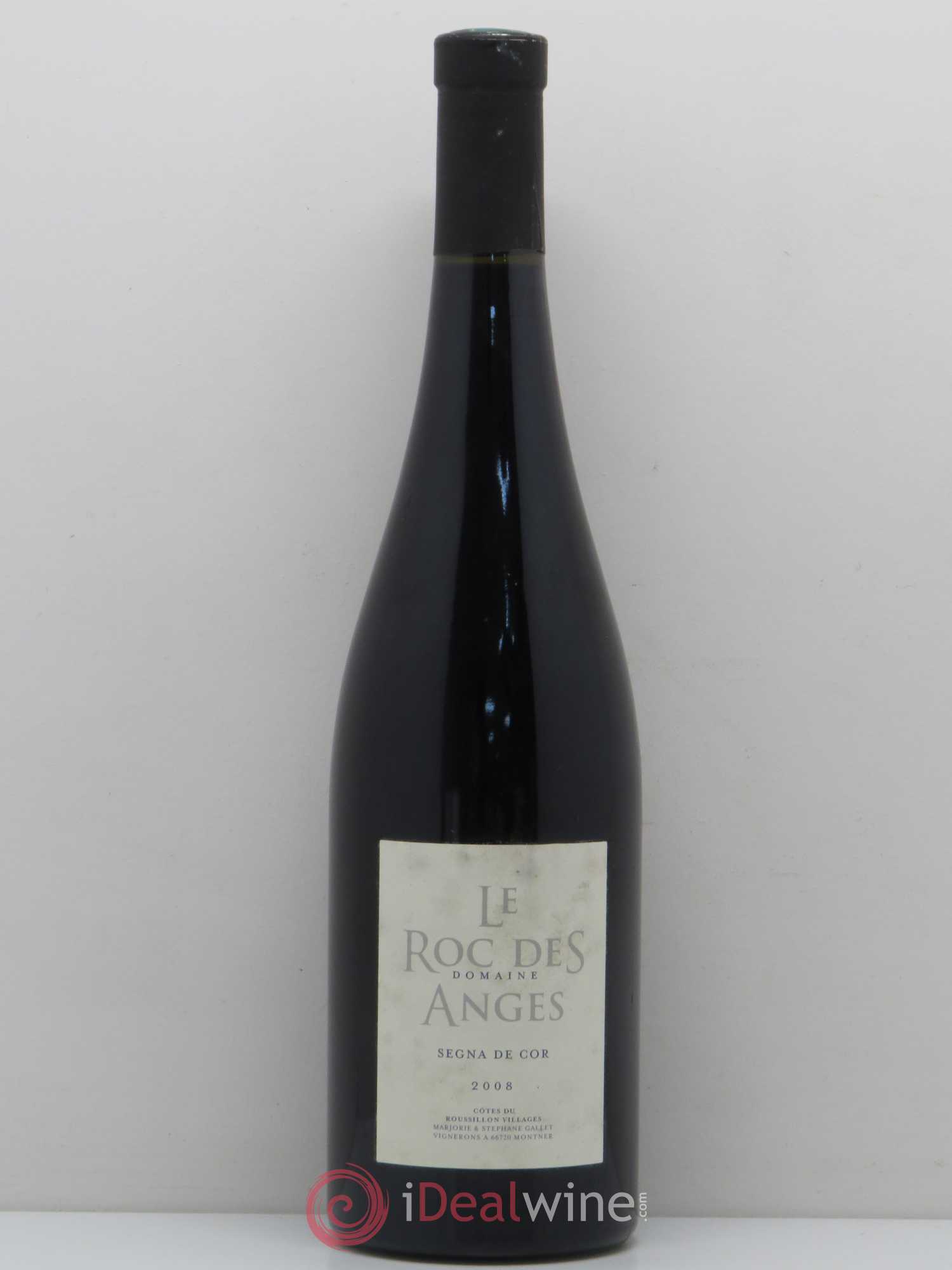 Côtes du Roussillon Segna del Cor Domaine Roc des Anges 2008 - Posten von 1 Flasche - 0