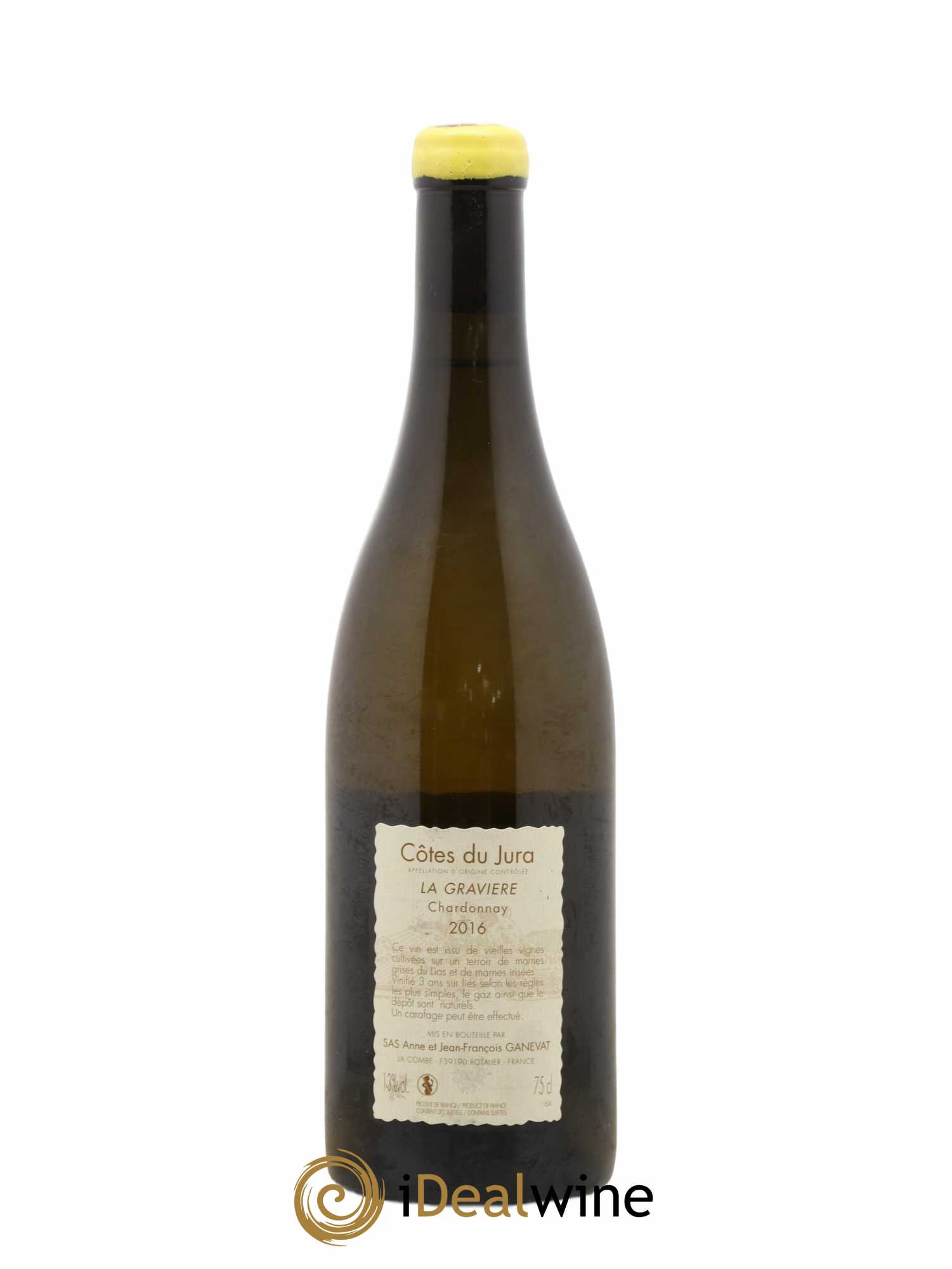Côtes du Jura La Gravière Anne et Jean François Ganevat 2016 - Lot de 1 bouteille - 1