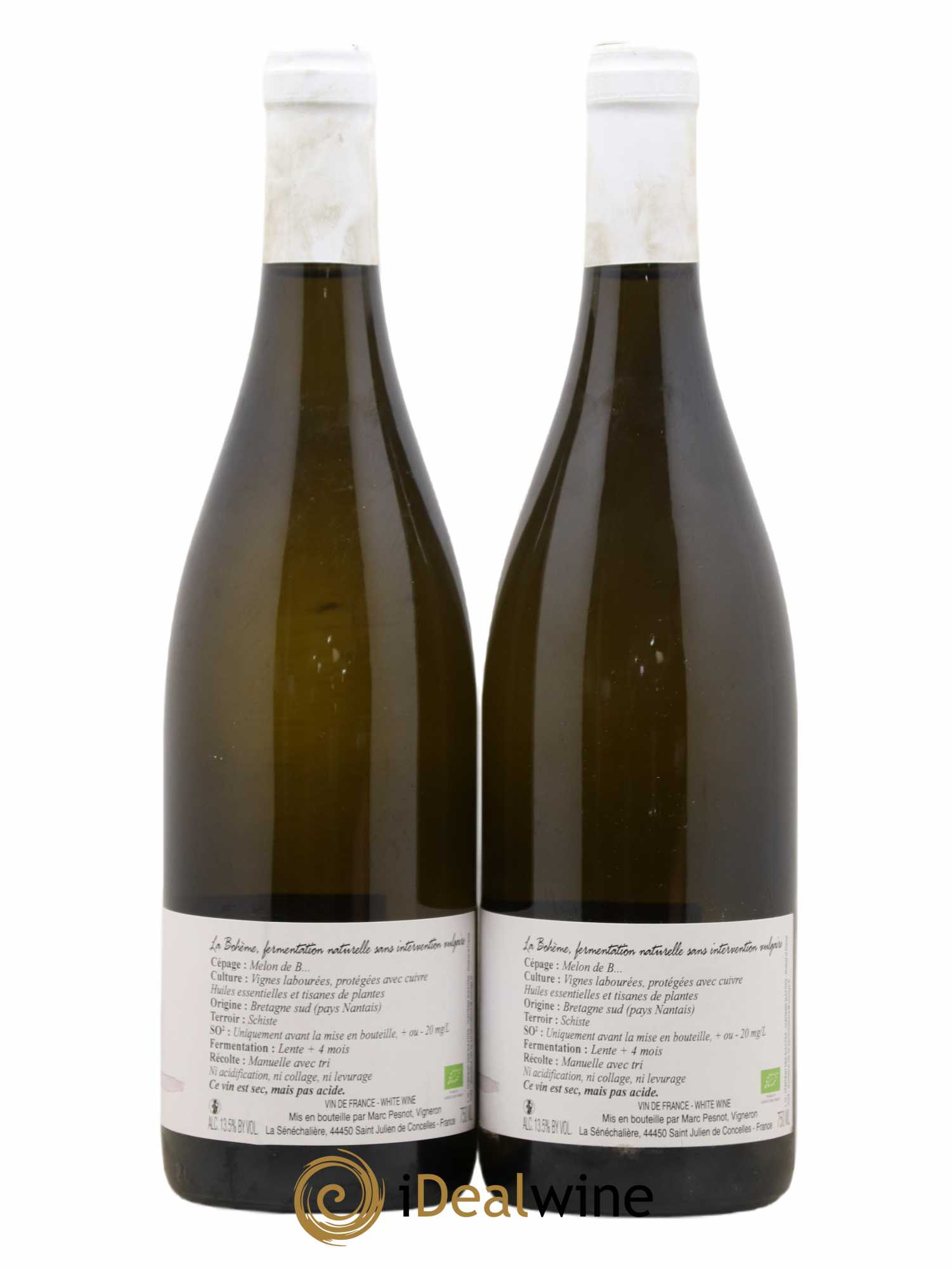 Vin de France La Bohème Domaine de la Sénéchalière 2019 - Posten von 2 Flaschen - 1
