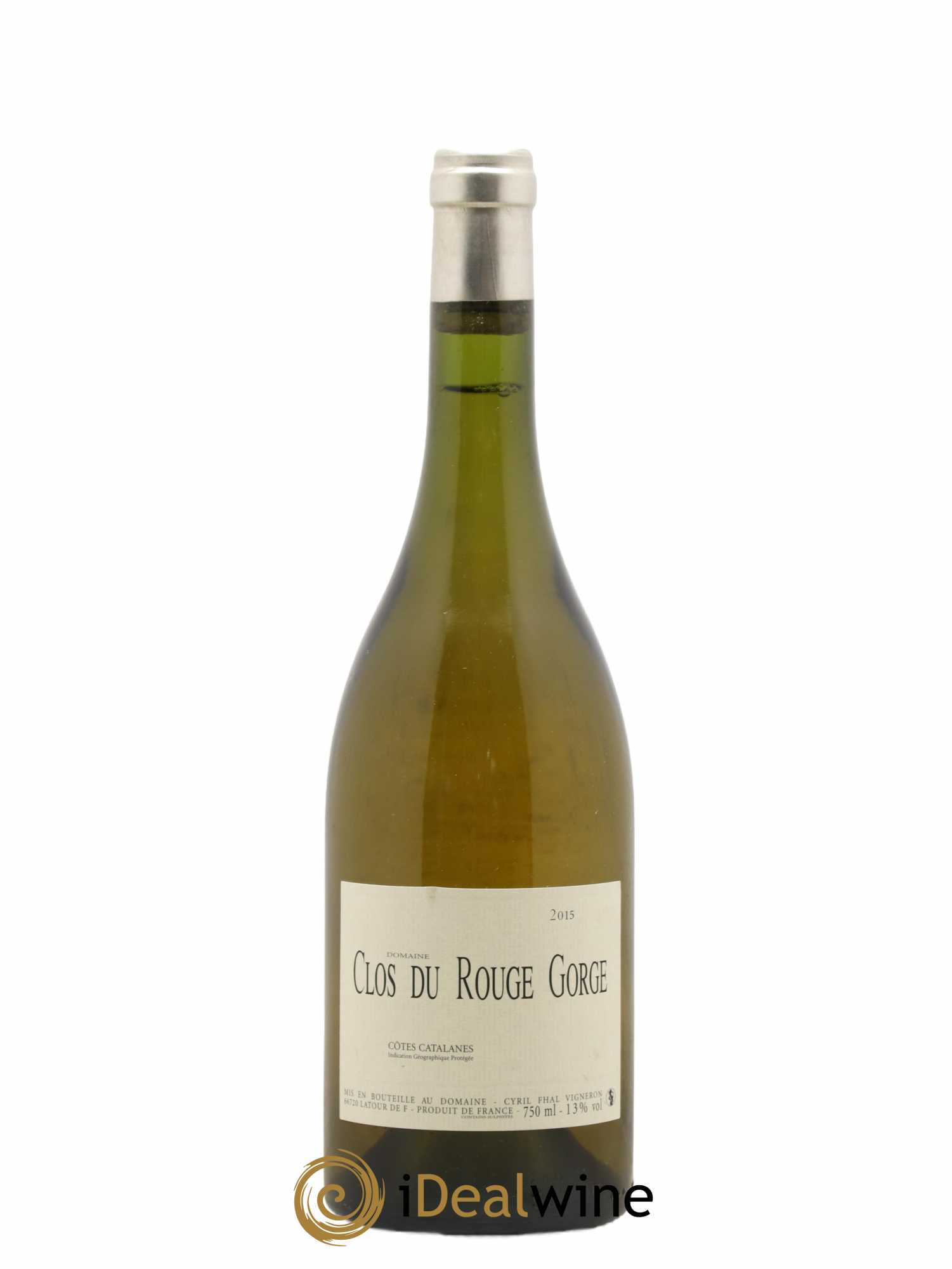 Côtes Catalanes Clos du Rouge Gorge Cyril Fhal 2015 - Lot de 1 bouteille - 0