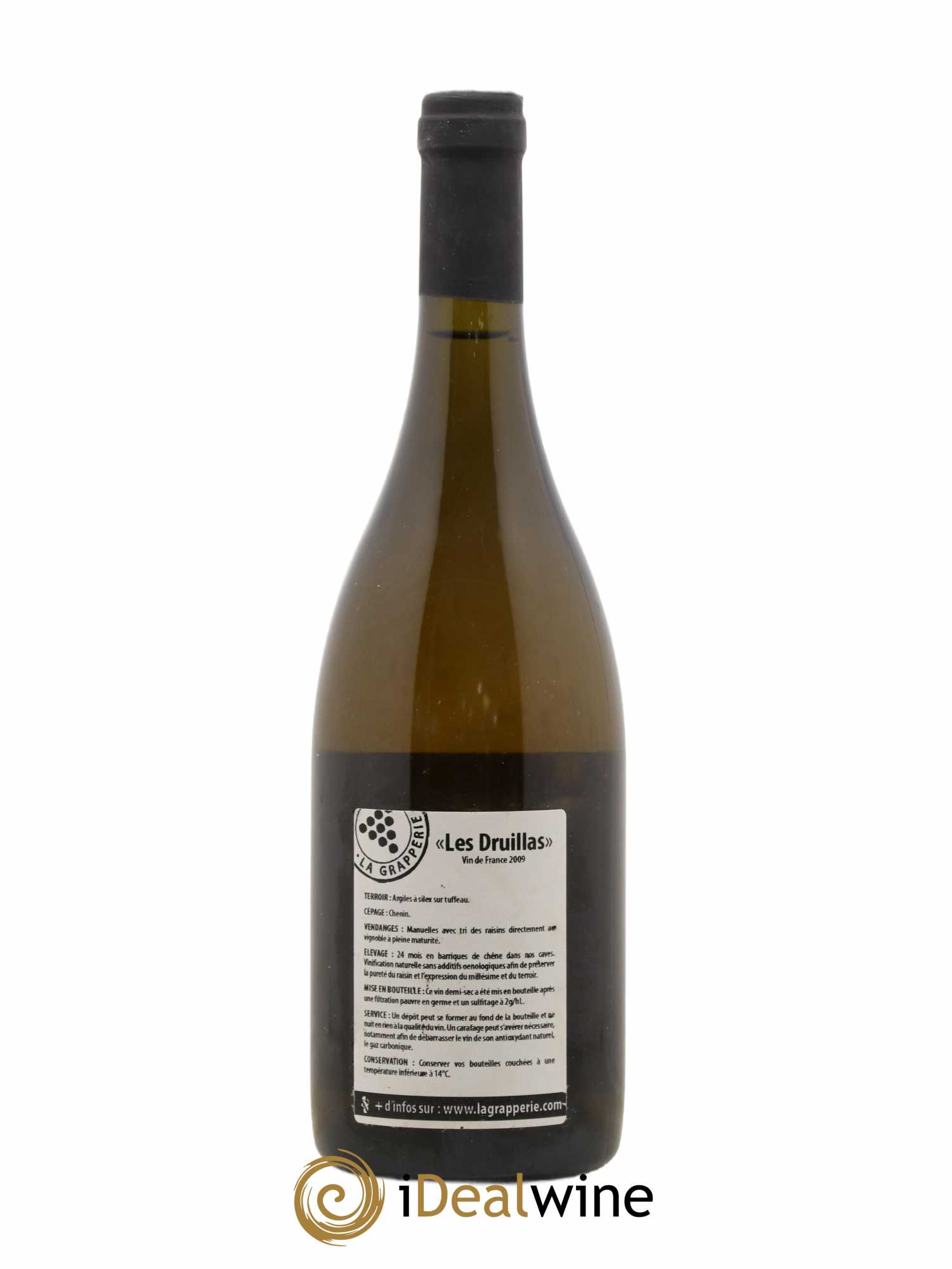 Vin de France Druillas Domaine de la Grapperie 2009 - Posten von 1 Flasche - 1