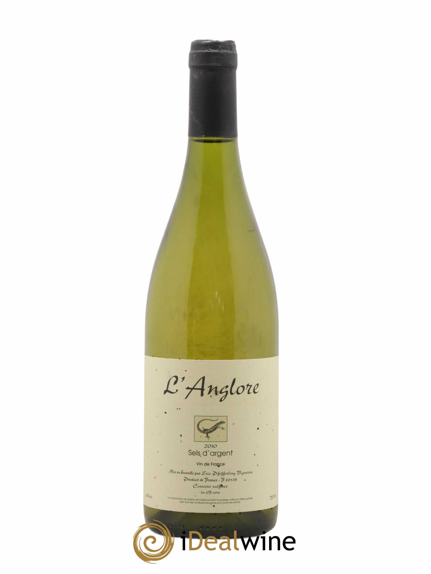 Vin de France Sels d'argent L'Anglore 2010 - Lot de 1 bouteille - 0