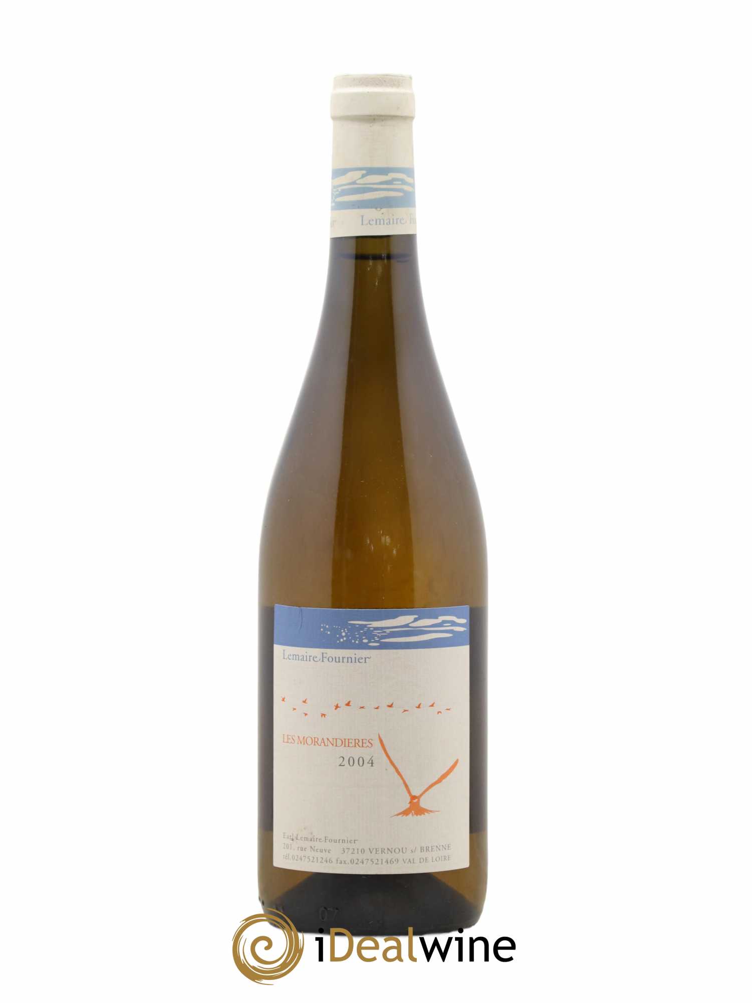 Vouvray Morandieres Domaine Lemaire Fournier 2004 - Posten von 1 Flasche - 0