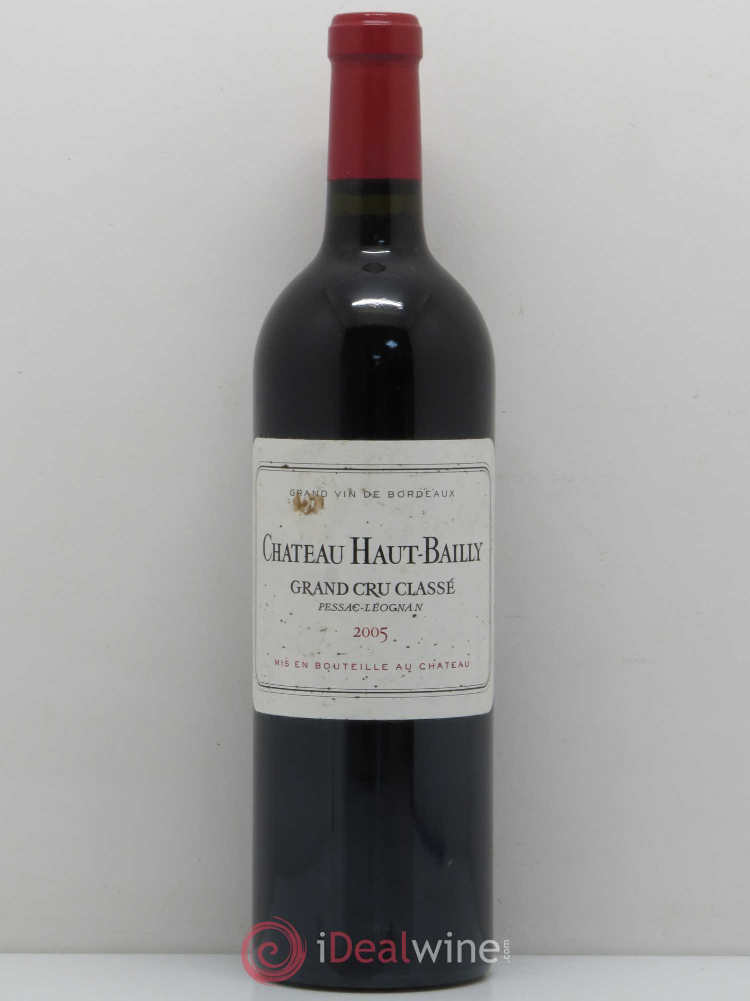 Château Haut-Bailly Cru Classé de Graves 2005 - Lot de 1 bouteille - 0