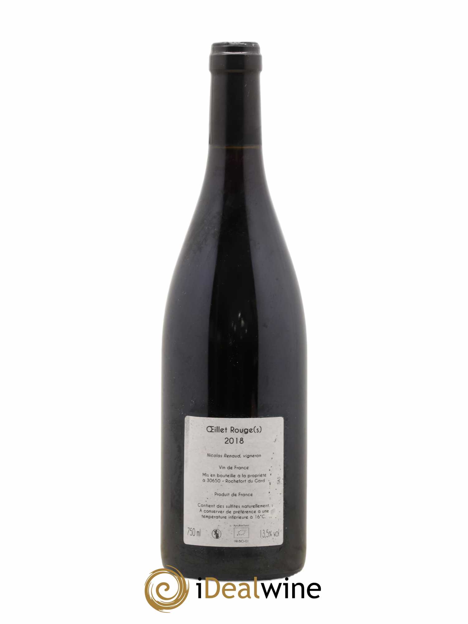 Vin de France Oeillet Rouge(s) Clos des Grillons 2018 - Lotto di 1 bottiglia - 1