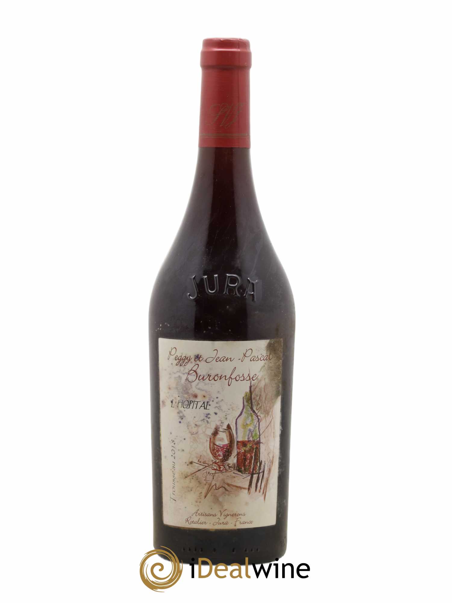 Côtes du Jura L'hôpital Buronfosse 2018 - Posten von 1 Flasche - 0