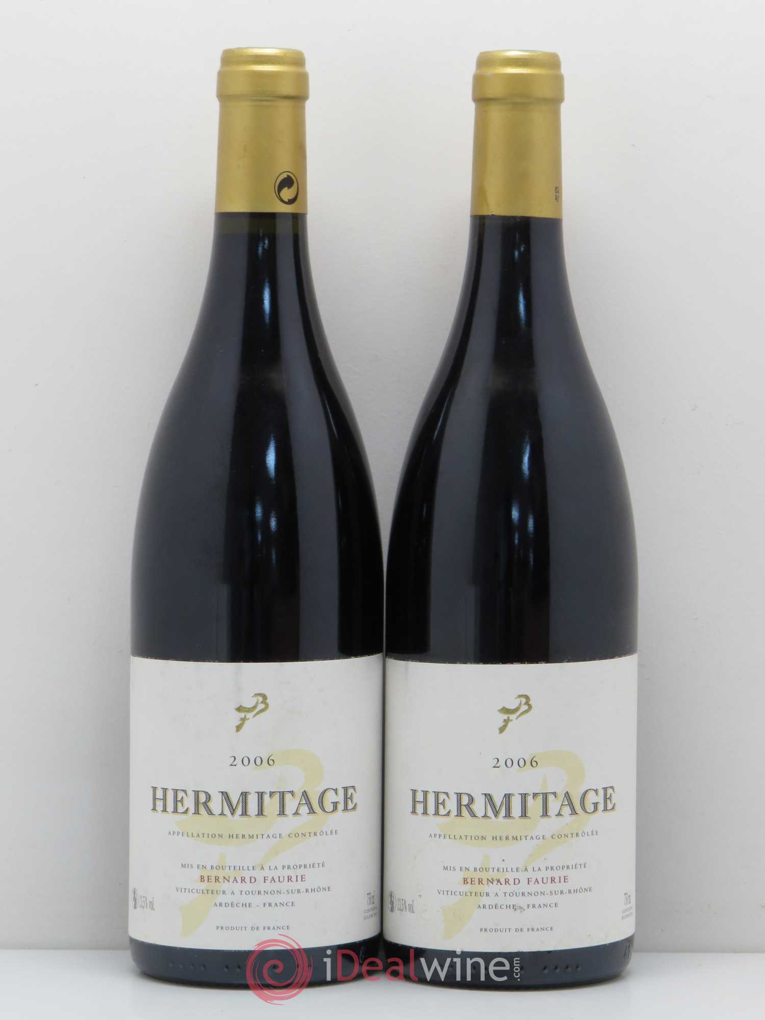 Hermitage Domaine Faurie Bessard/Meal 2006 - Posten von 2 Flaschen - 0