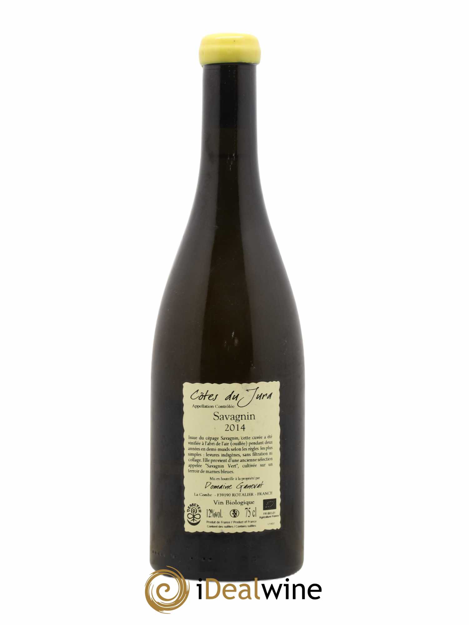 Côtes du Jura Les Chalasses Marnes Bleues Jean-François Ganevat (Domaine) 2014 - Lot de 1 bouteille - 1