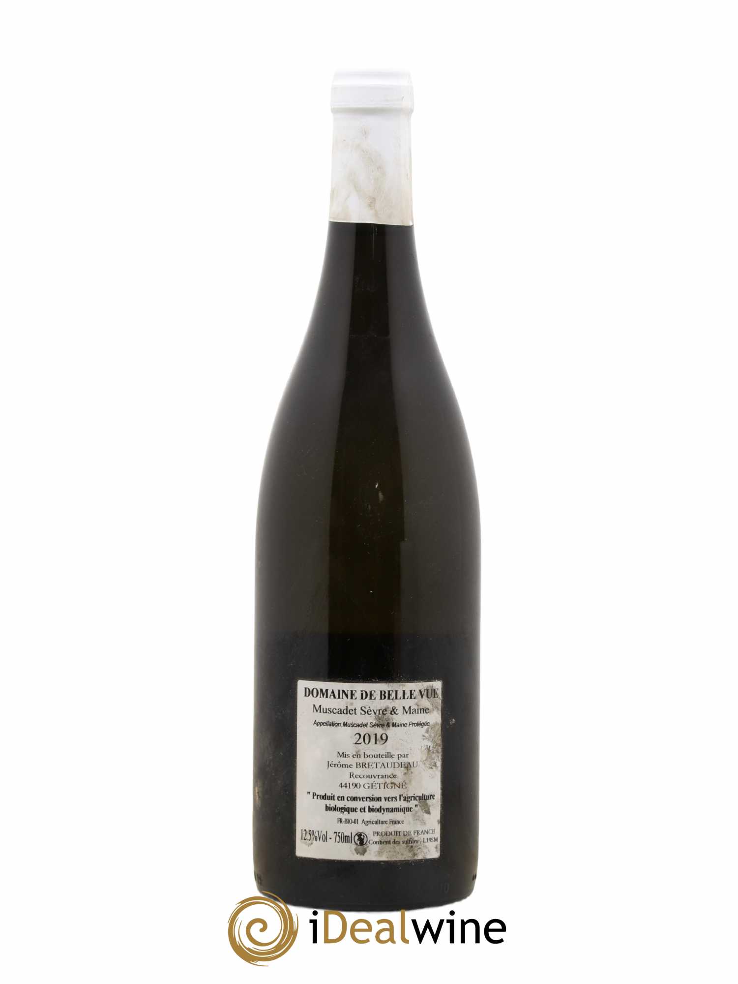 Muscadet-Sèvre-et-Maine Jérôme Bretaudeau - Domaine de Bellevue 2019 - Lot de 1 bouteille - 1