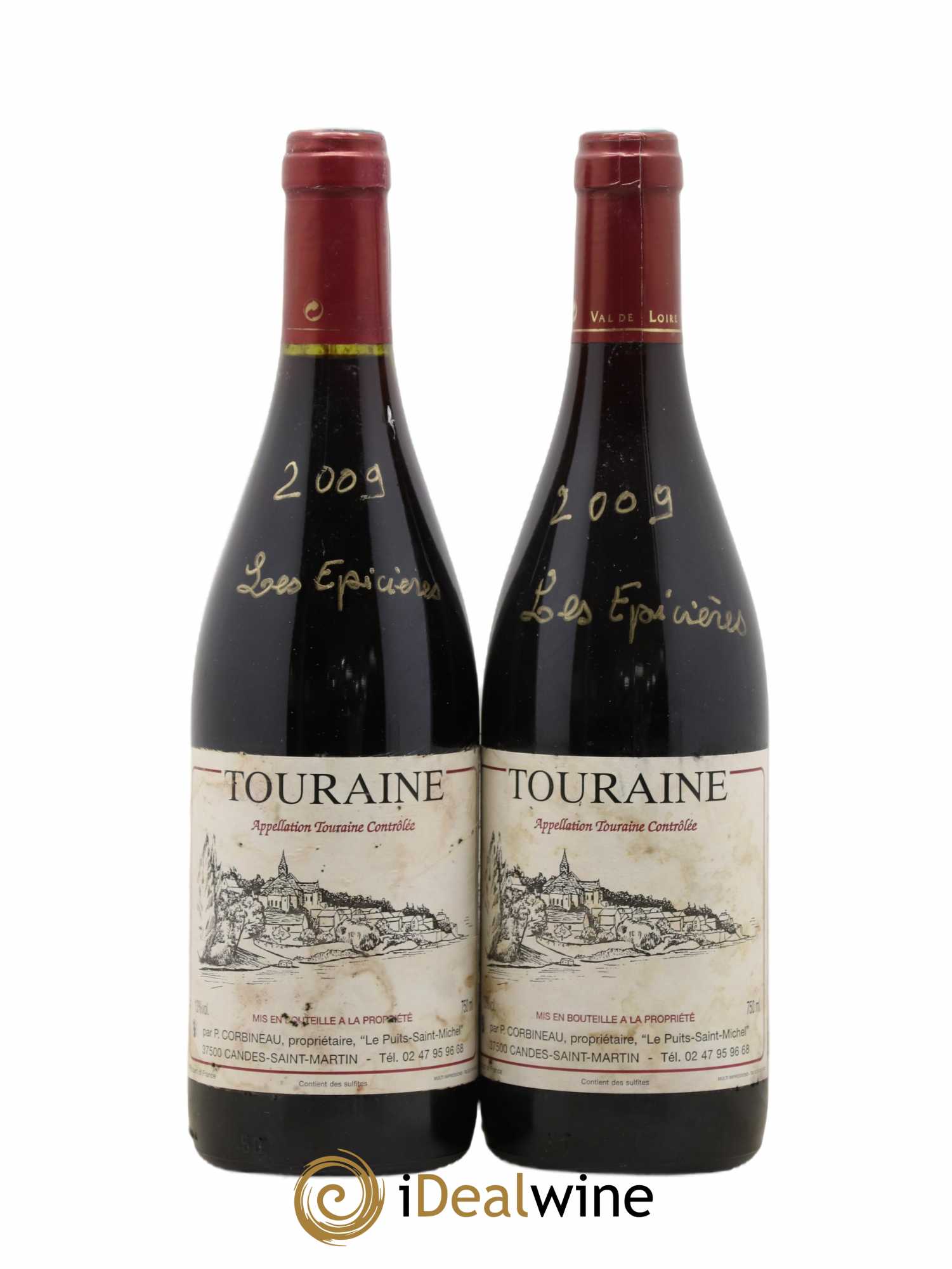 Touraine 2009 - Posten von 2 Flaschen - 0