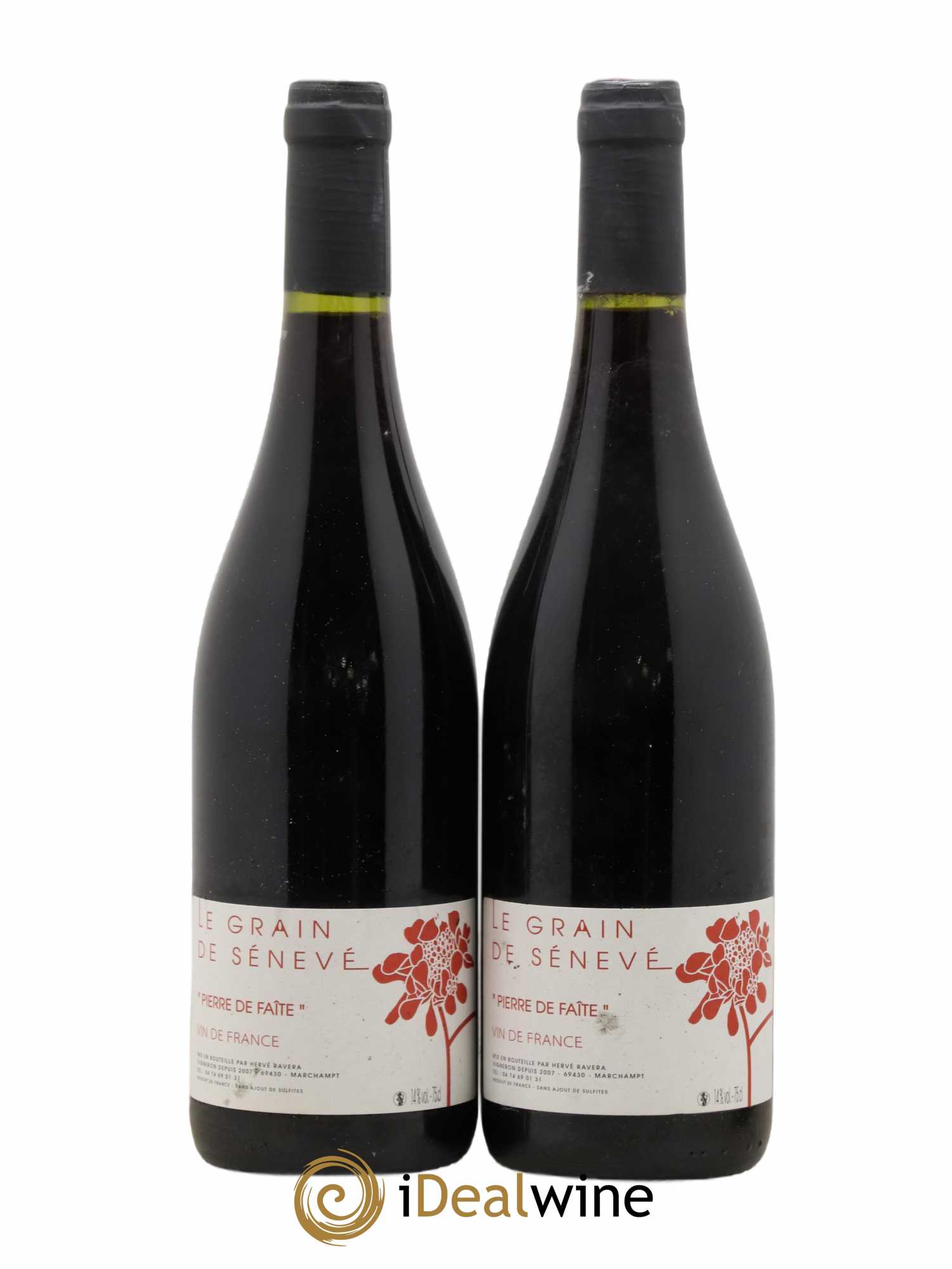 Vin de France Pierre de faîte Grain de Sénevé - Posten von 2 Flaschen - 0