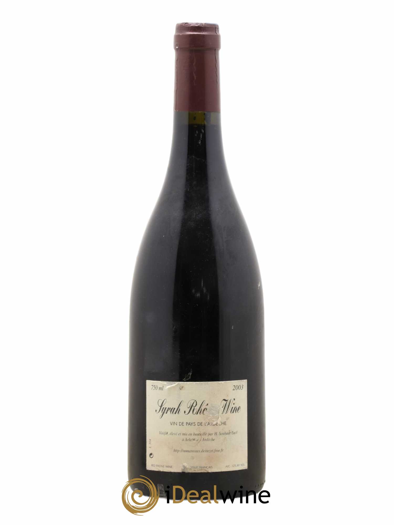 Ardèche Sainte Epine Hervé Souhaut 2003 - Posten von 1 Flasche - 1