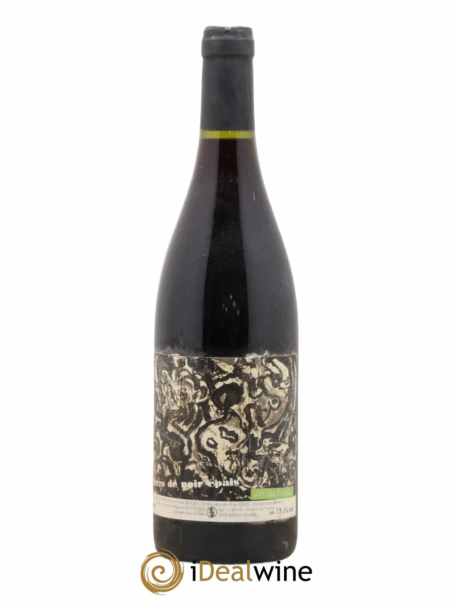 Vin de France Ivres de Noir Epais Daniel Sage 2017 - Lot de 1 bouteille - 0
