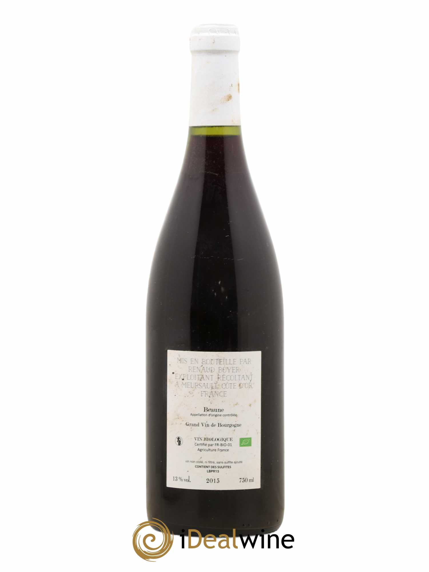 Beaune Les Prévolles Renaud Boyer 2015 - Lot de 1 bouteille - 1