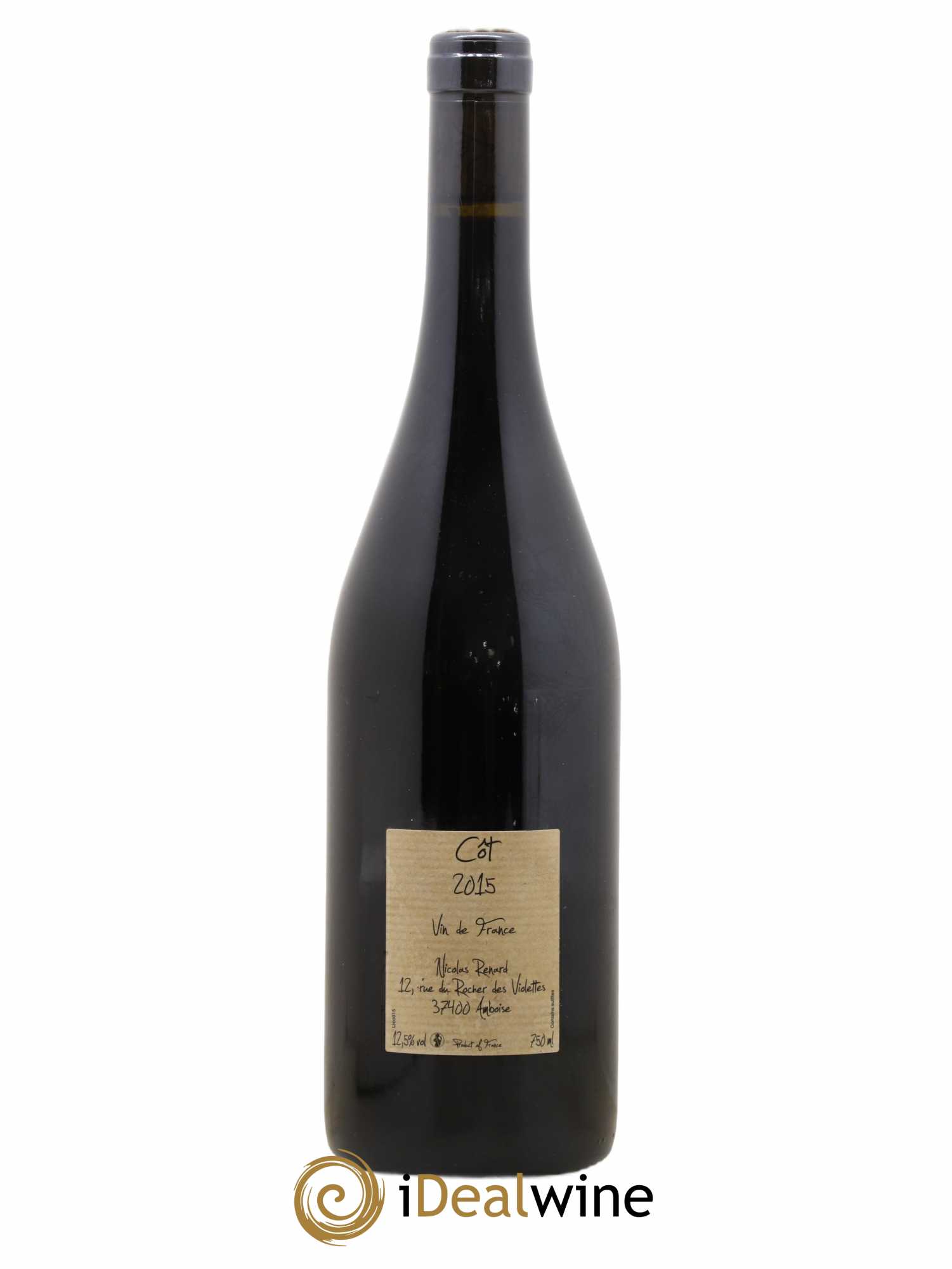 Vin de France Léo, Côt Domaine Nicolas Renard 2015 - Lot de 1 bouteille - 1