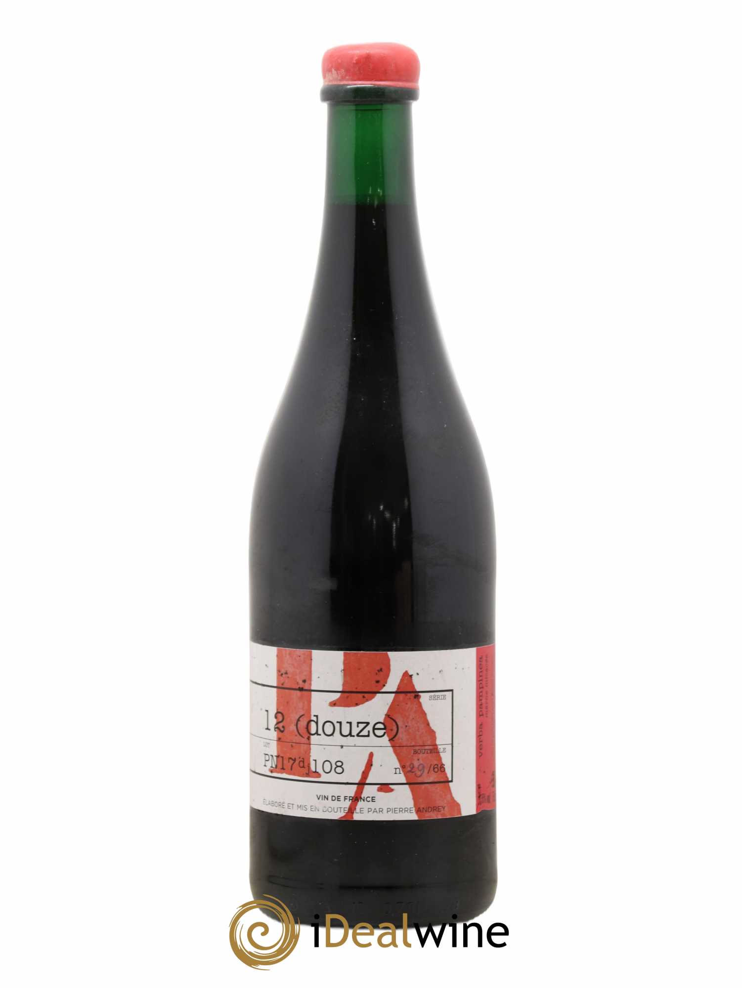 Vin de France Pinot Noir Série 12 Pierre Andrey 2017 - Posten von 1 Flasche - 0