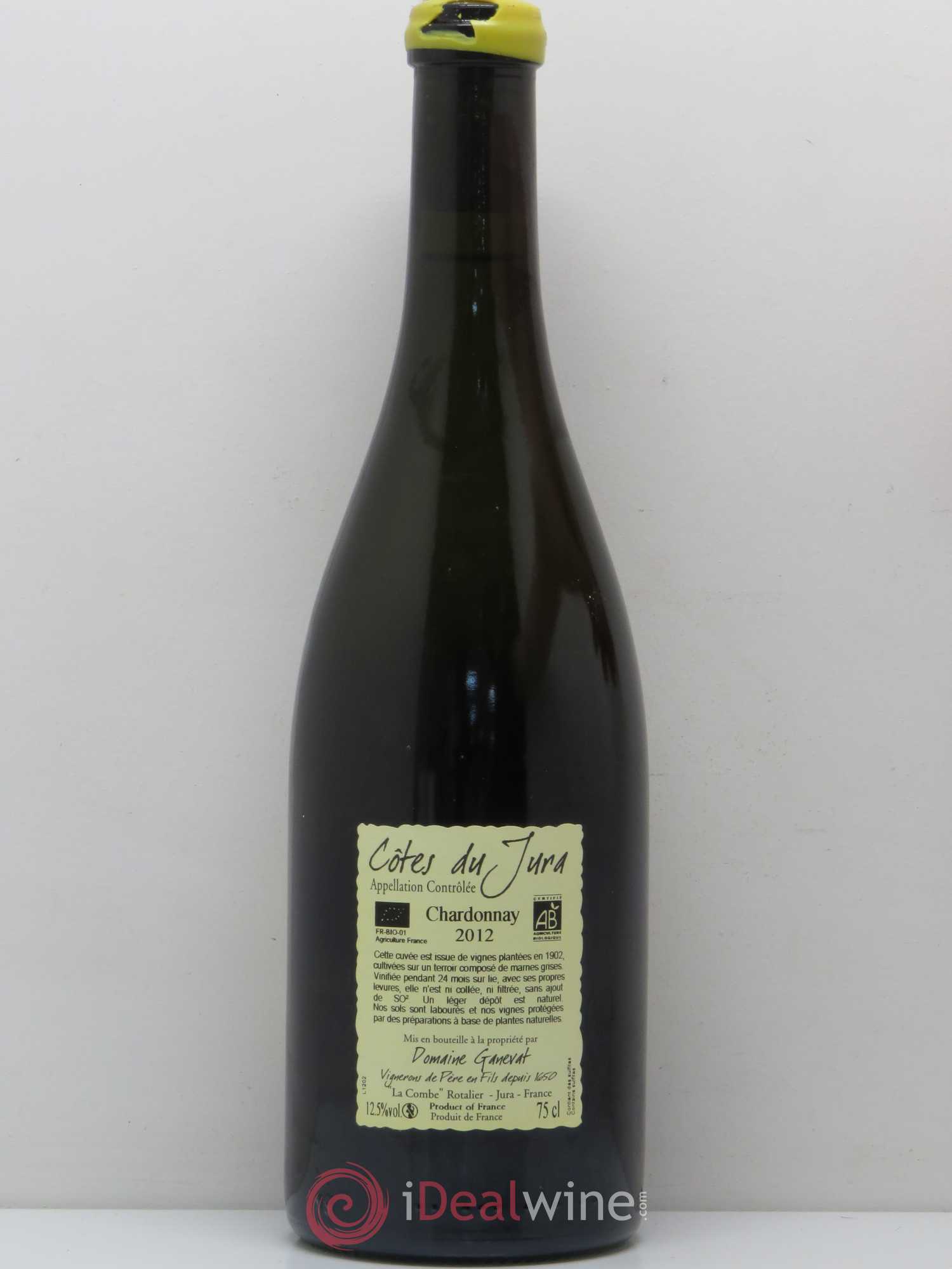 Côtes du Jura Les Chalasses Vieilles Vignes Jean-François Ganevat (Domaine) 2012 - Lot de 1 bouteille - 1