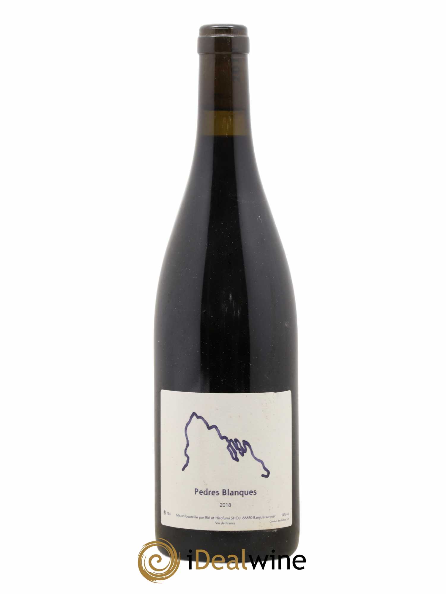 Vin de France Pedres Blanques Rié et Hirofumi Shoji 2018 - Lot de 1 bouteille - 0