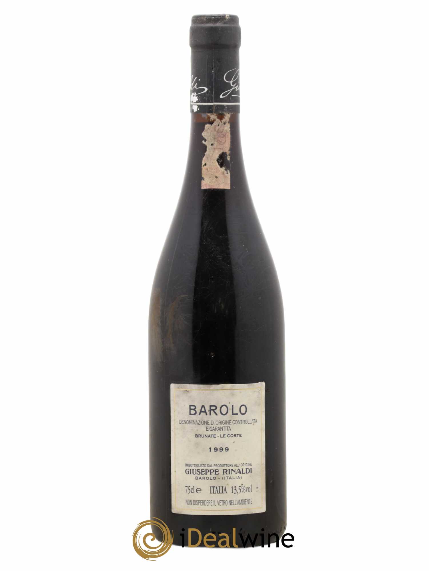 Barolo DOCG Brunate Le Coste Giuseppe Rinaldi 1999 - Posten von 1 Flasche - 1