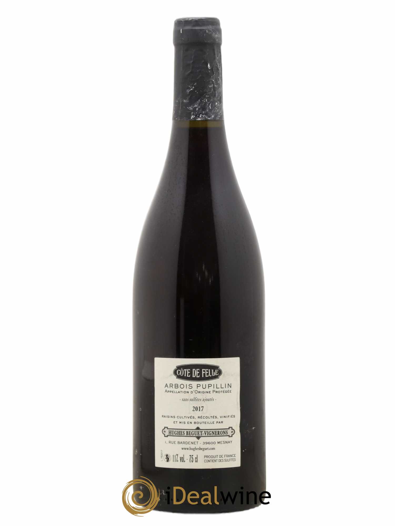 Arbois Ploussard Côte de Feule Domaine Hugues Beguet 2017 - Posten von 1 Flasche - 1