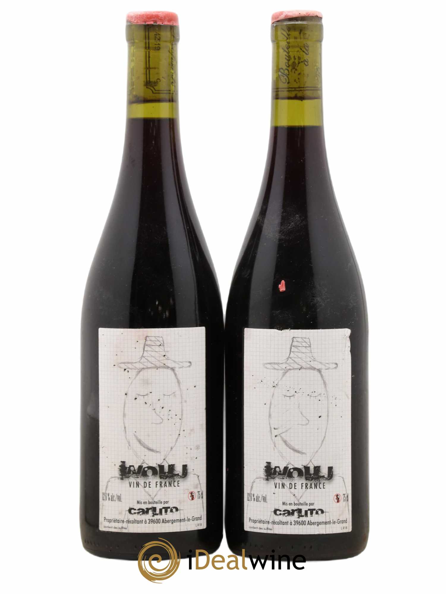 Vin de France Wouj Domaine Carlito 2018 - Posten von 2 Flaschen - 0