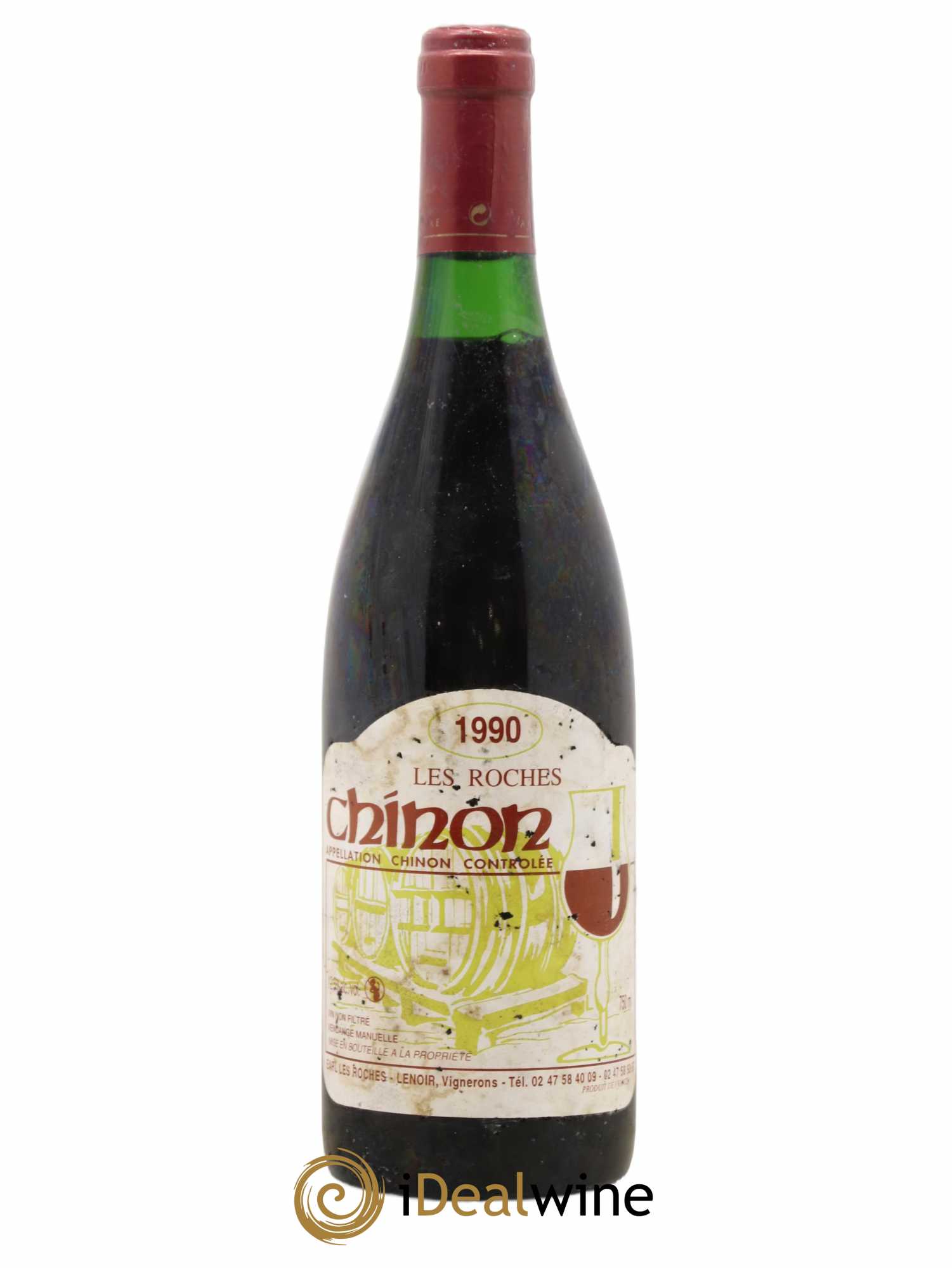 Chinon Domaine Les Roches 1990 - Posten von 1 Flasche - 0