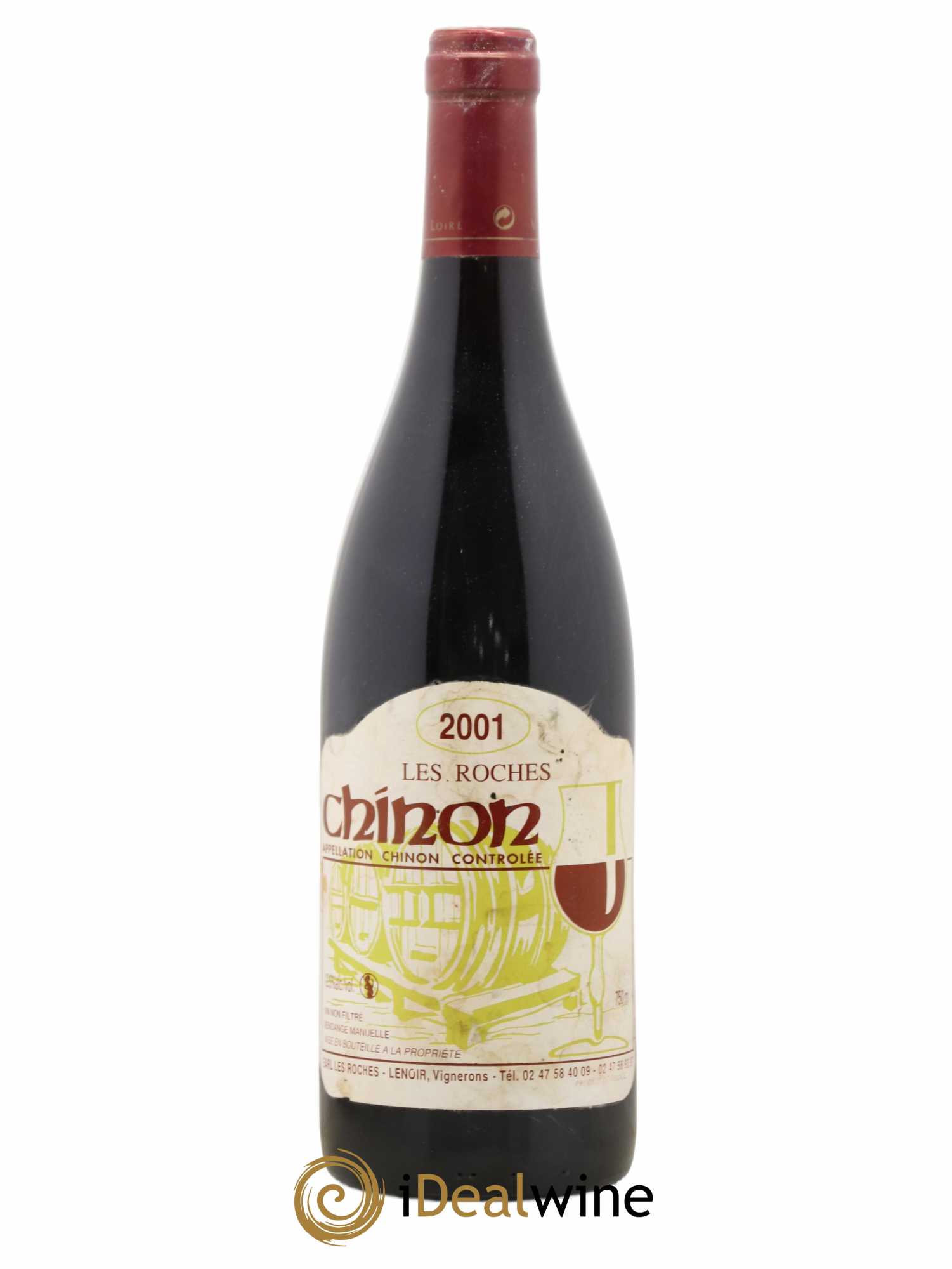 Chinon Domaine Les Roches 2001 - Lot de 1 bouteille - 0