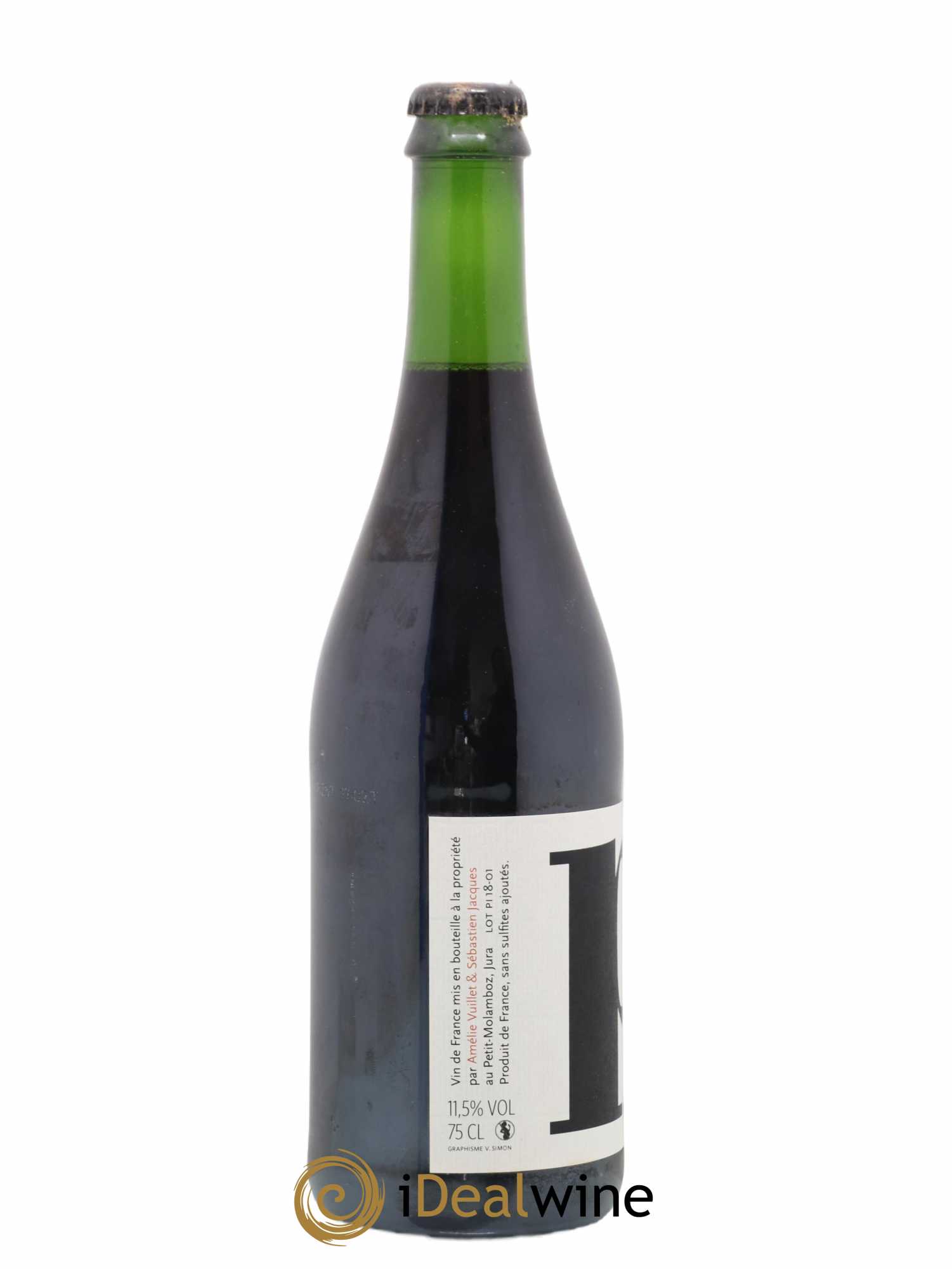 Vin de France Pif Amélie Vuillet & Sébastien Jacques 2018 - Lot of 1 bottle - 1