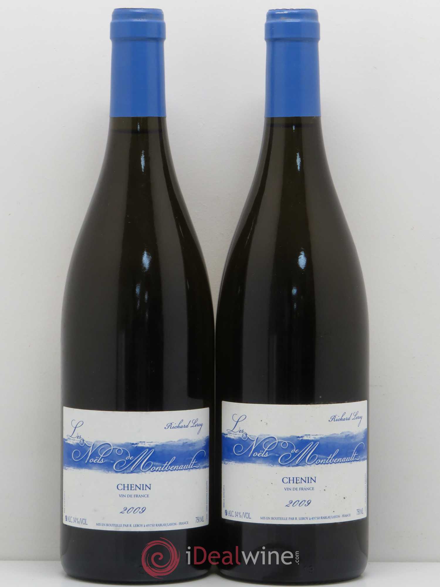 Vin de France Les Noëls de Montbenault Richard Leroy 2009 - Lot de 2 bouteilles - 0