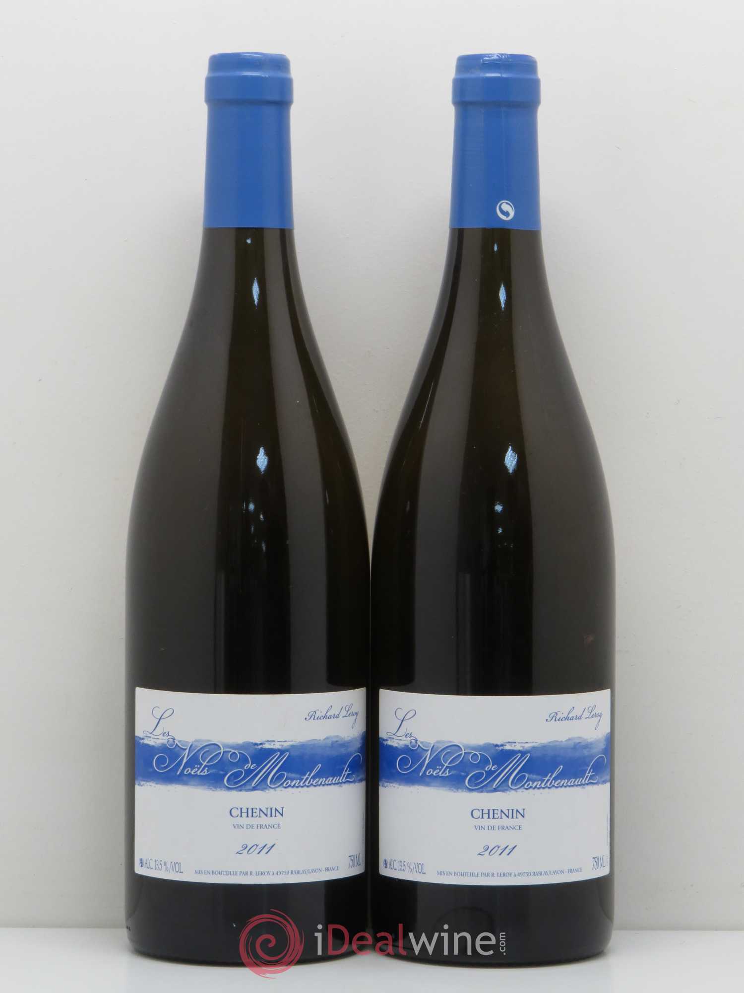 Vin de France Les Noëls de Montbenault Richard Leroy 2011 - Lot de 2 bouteilles - 0