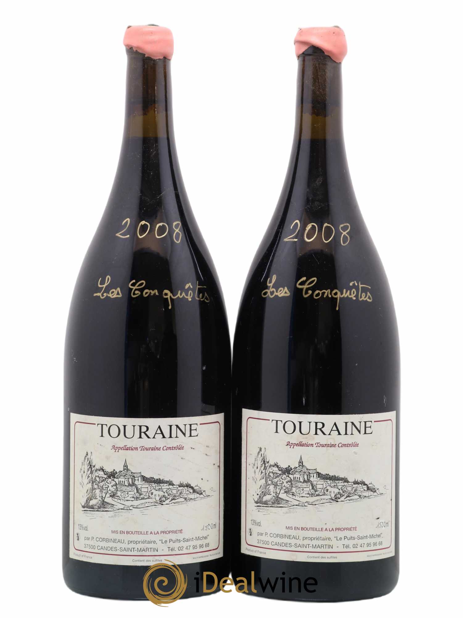 Touraine Patrick Corbineau Les Conquetes 2008 - Posten von 2 Magnum - 0