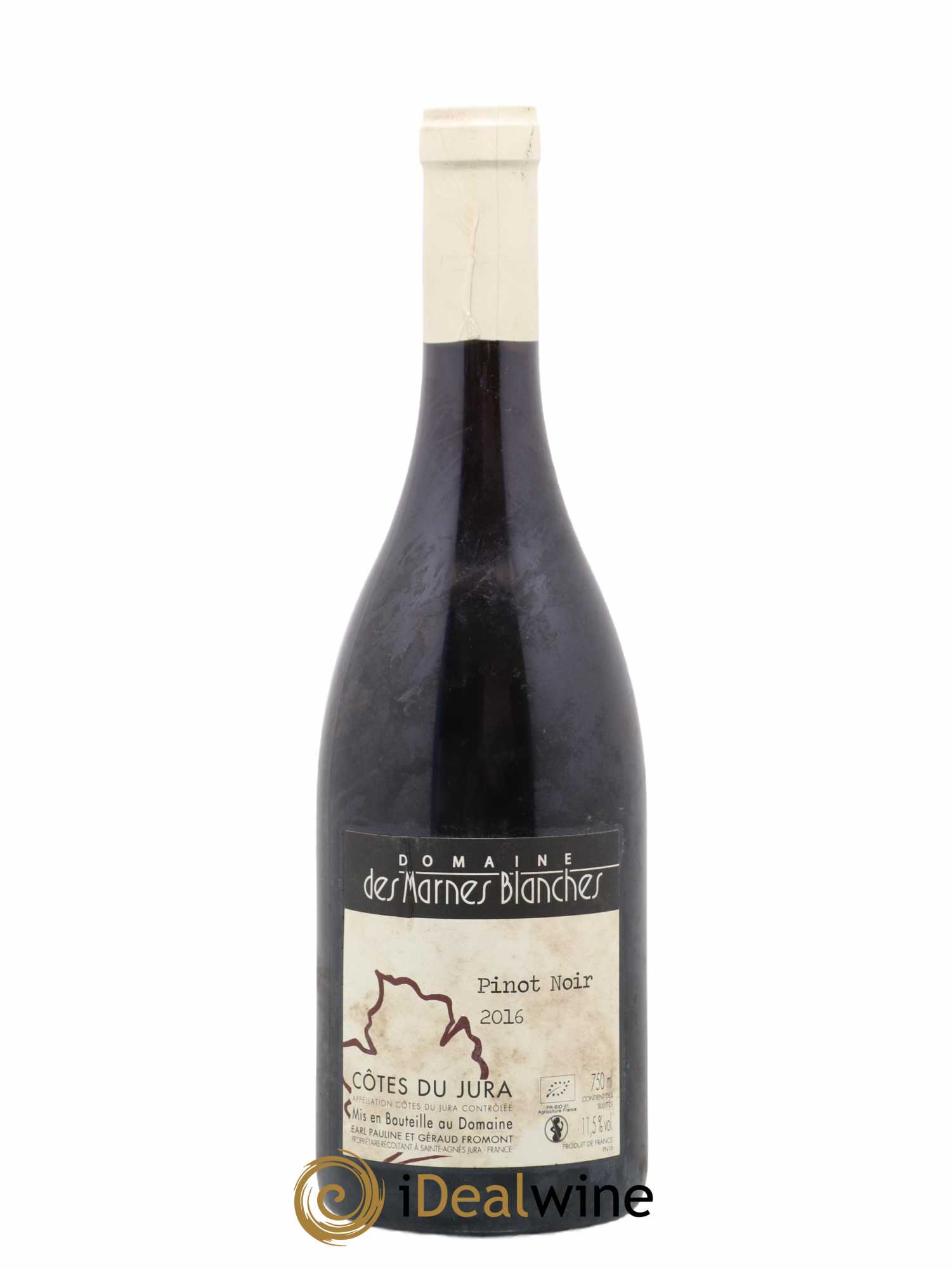 Côtes du Jura Pinot Noir Marnes Blanches (Domaine des) 2016 - Lot de 1 bouteille - 0