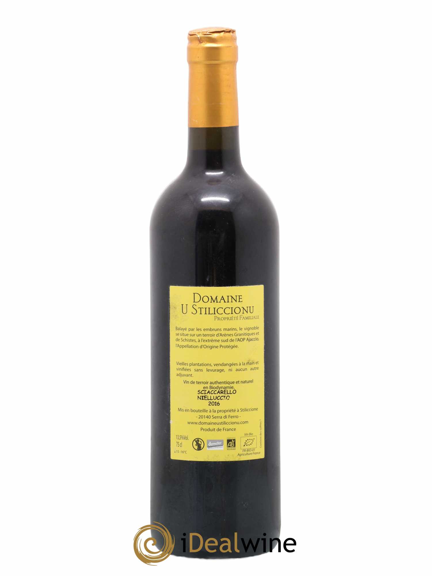 Vin de Corse Kalliste Domaine U Stiliccionu 2016 - Lot de 1 bouteille - 1