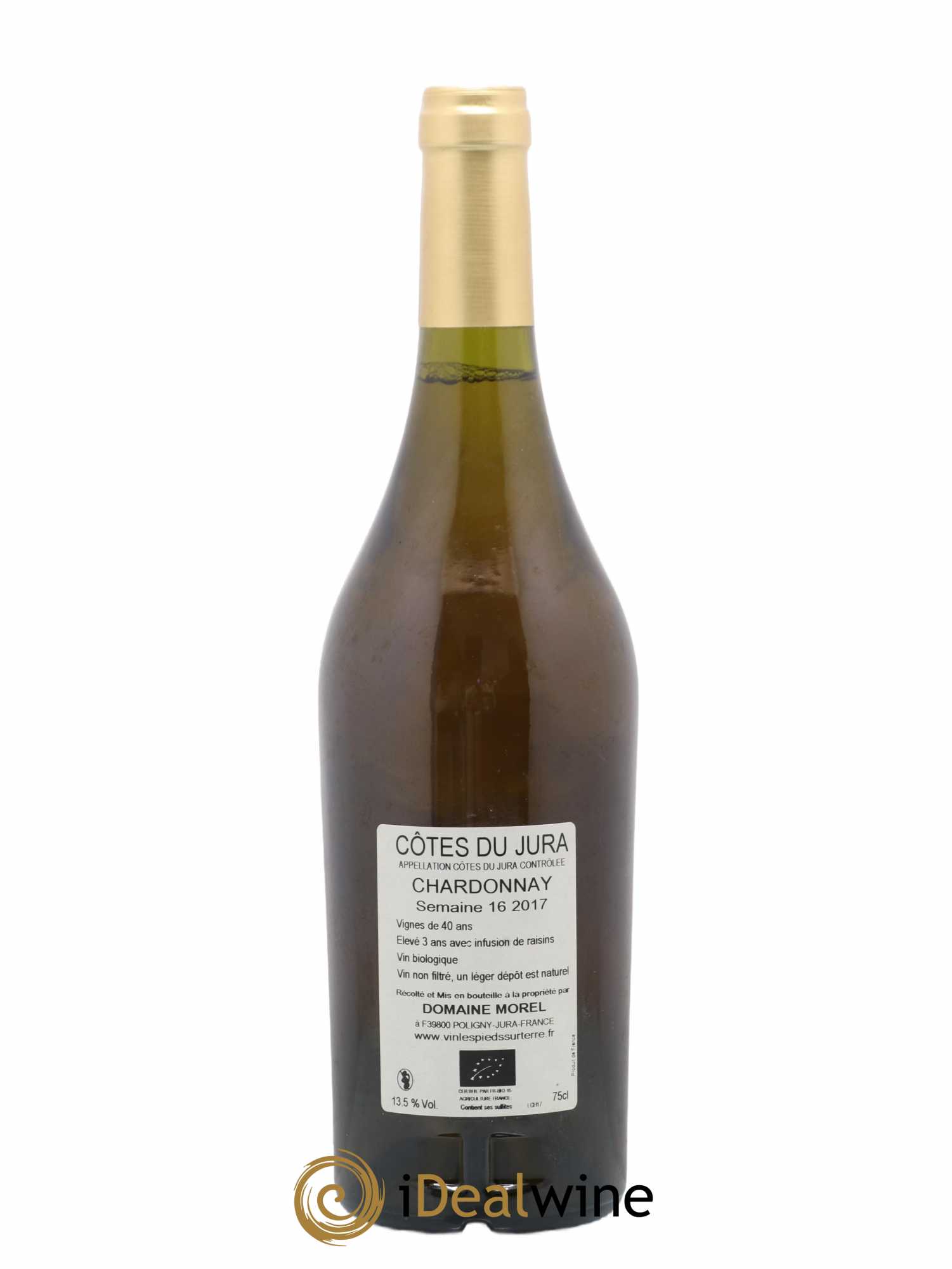 Côtes du Jura Chardonnay Semaine 16 Domaine Les Pieds Sur Terre Valentin Morel 2017 - Posten von 1 Flasche - 1