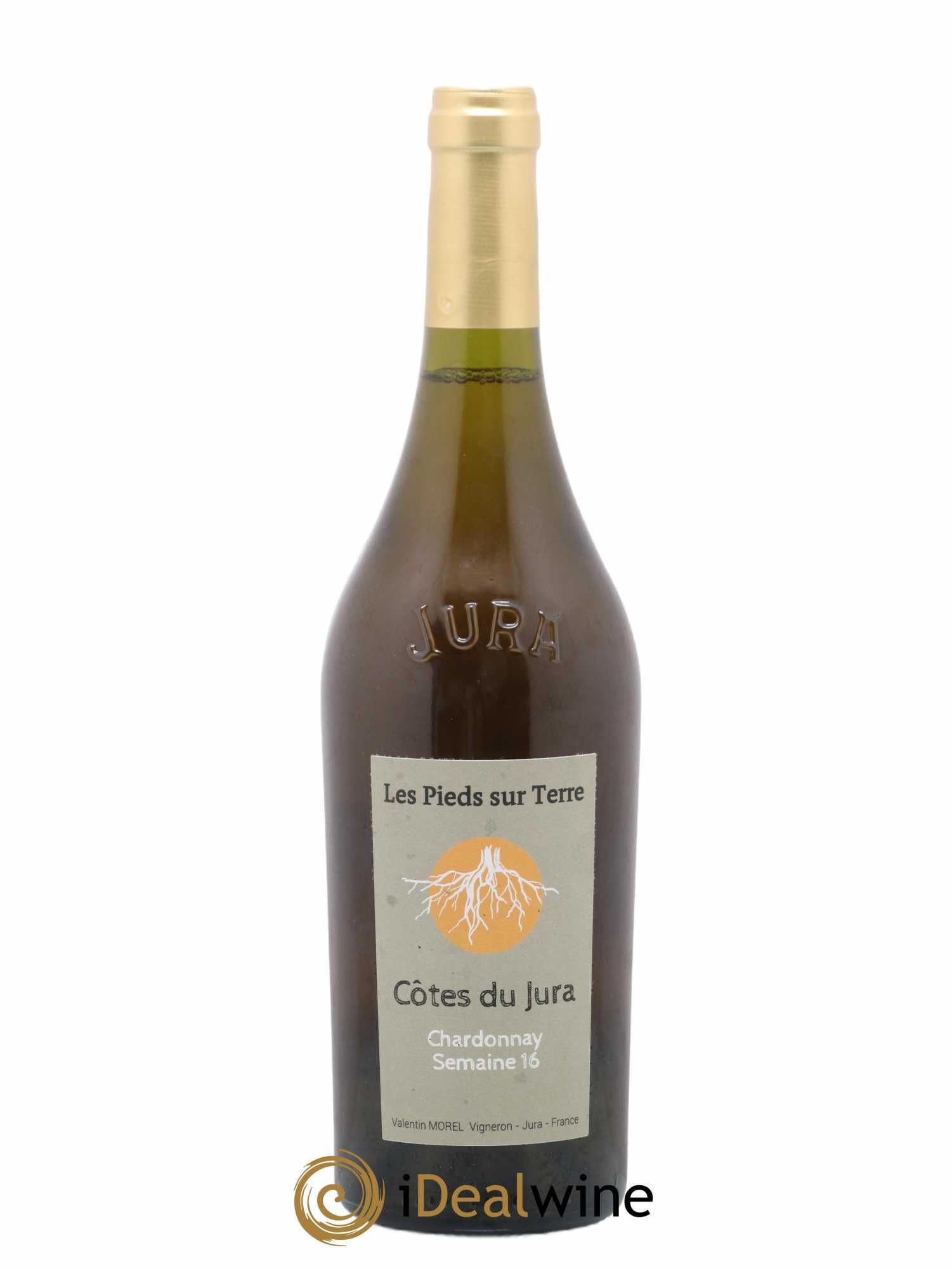 Côtes du Jura Chardonnay Semaine 16 Domaine Les Pieds Sur Terre Valentin Morel 2017 - Posten von 1 Flasche - 0