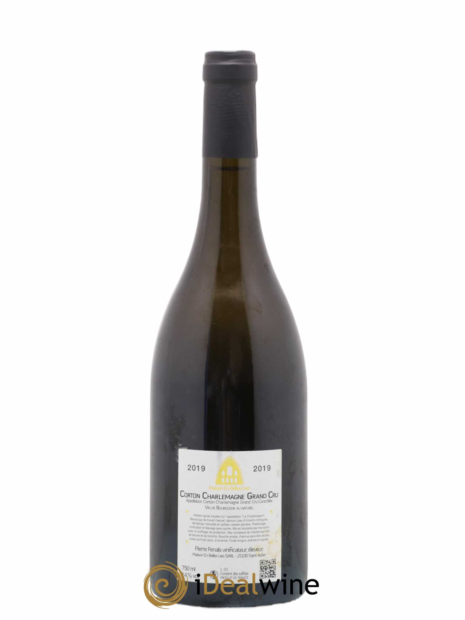Corton-Charlemagne Grand Cru Maison En Belles Lies 2019 - Lot de 1 bouteille - 1