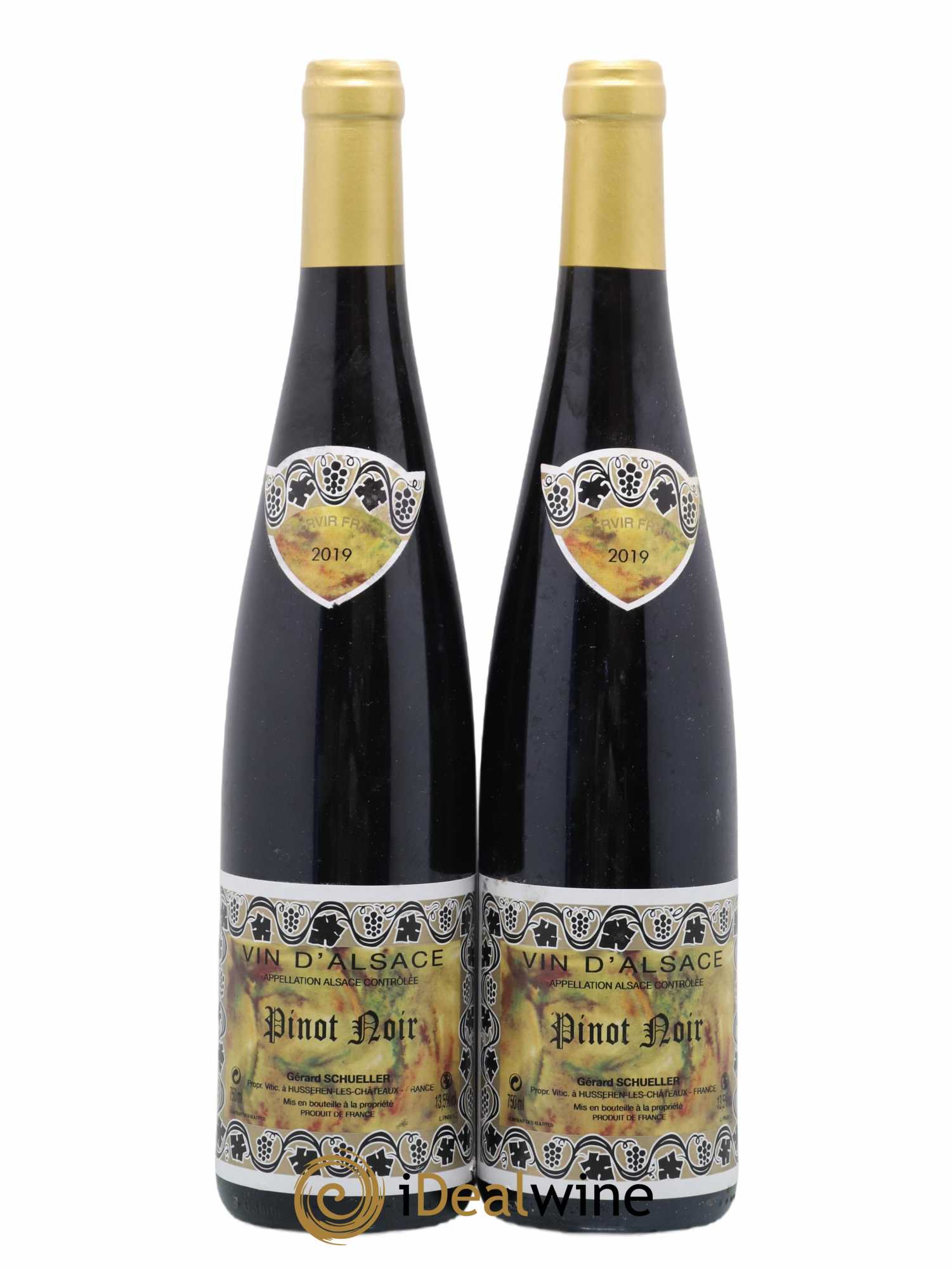 Alsace Pinot Noir Gérard Schueller (Domaine) 2019 - Lot de 2 bouteilles - 0