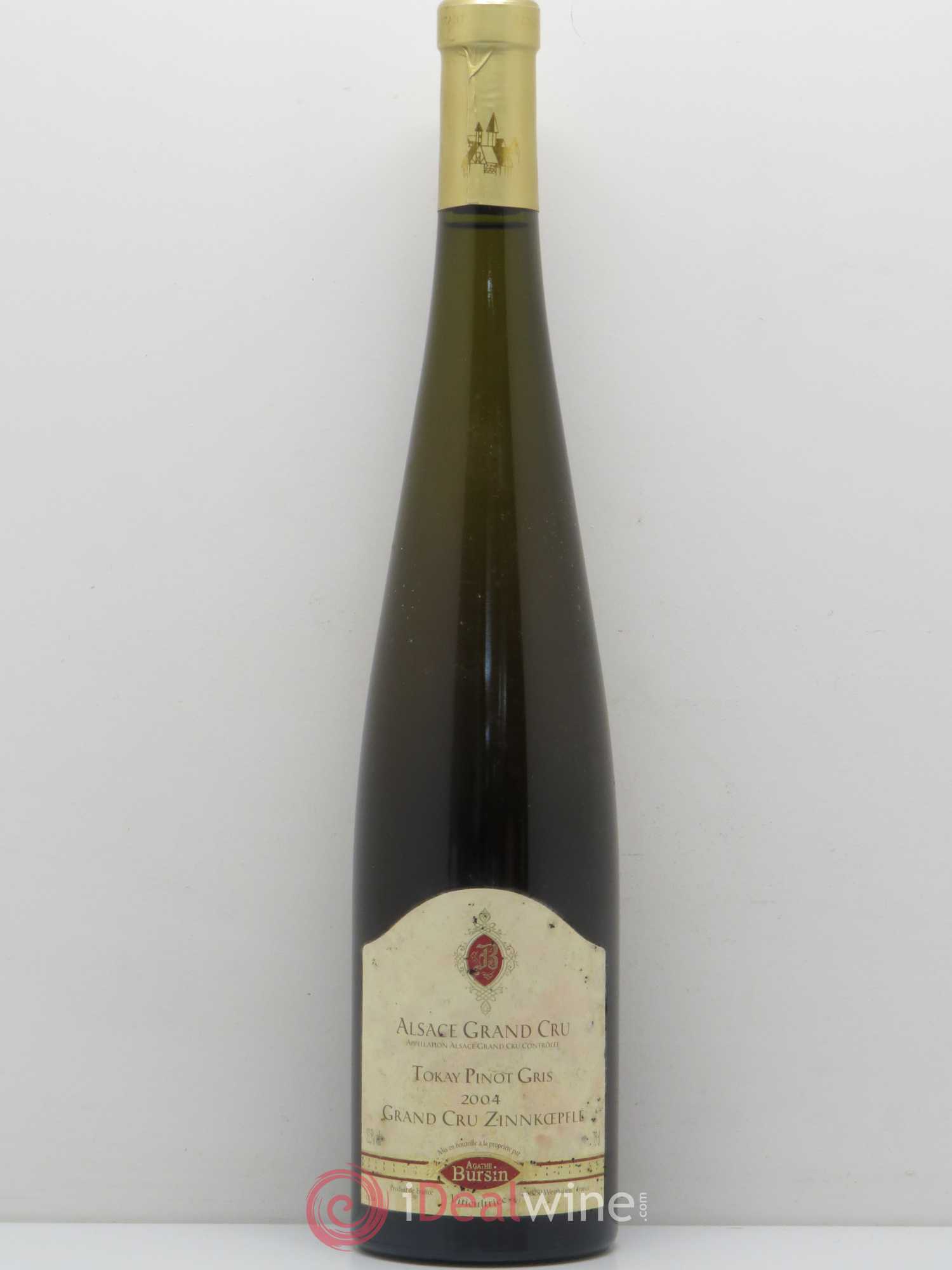 Pinot Gris Zinnkoepflé Domaine Agathe Bursin (sans prix de réserve) 2004 - Posten von 1 Flasche - 0