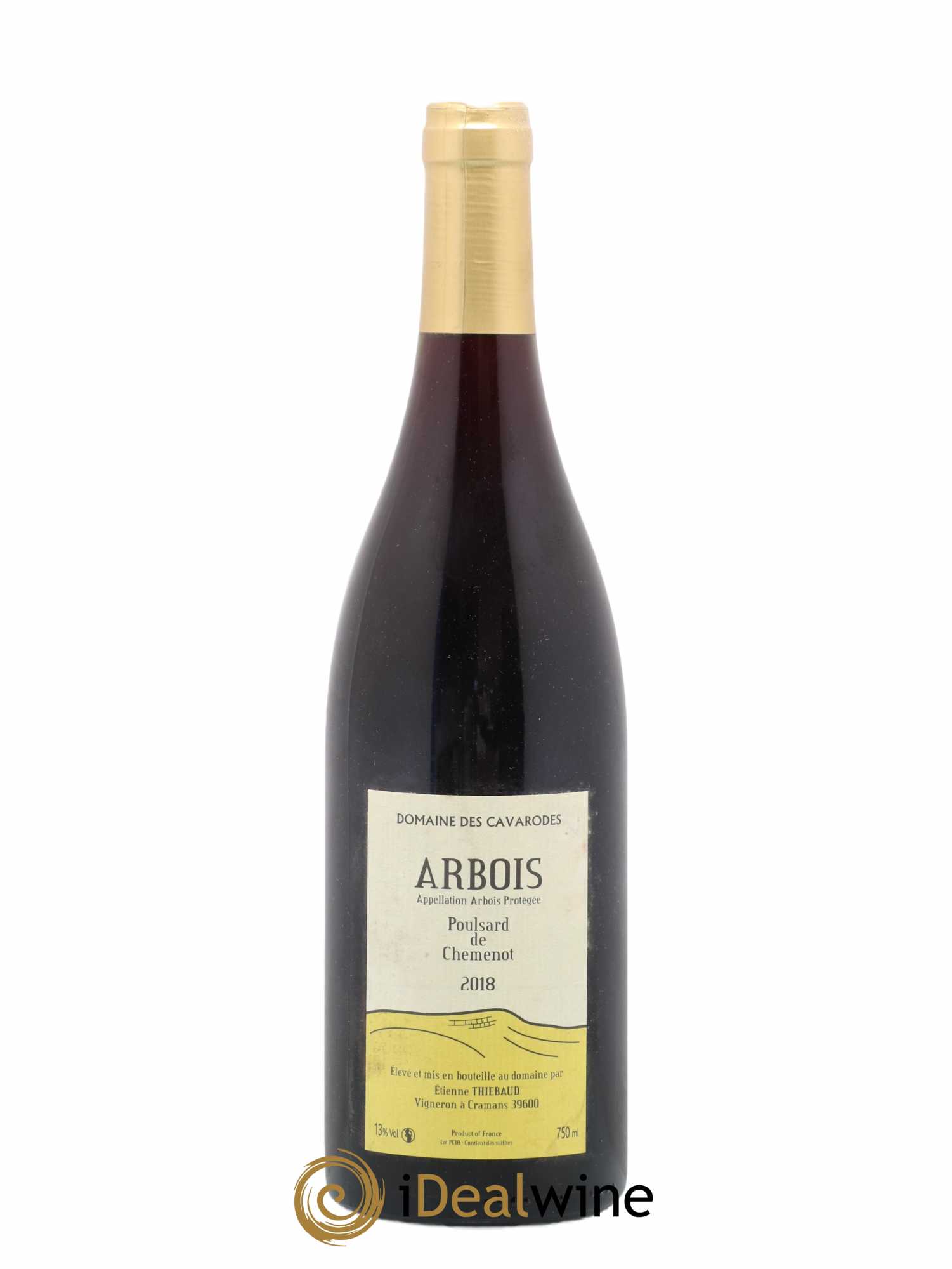 Arbois Poulsard de Chemenot Cavarodes (Domaine des) - Etienne Thiébaud 2018 - Lot de 1 bouteille - 0
