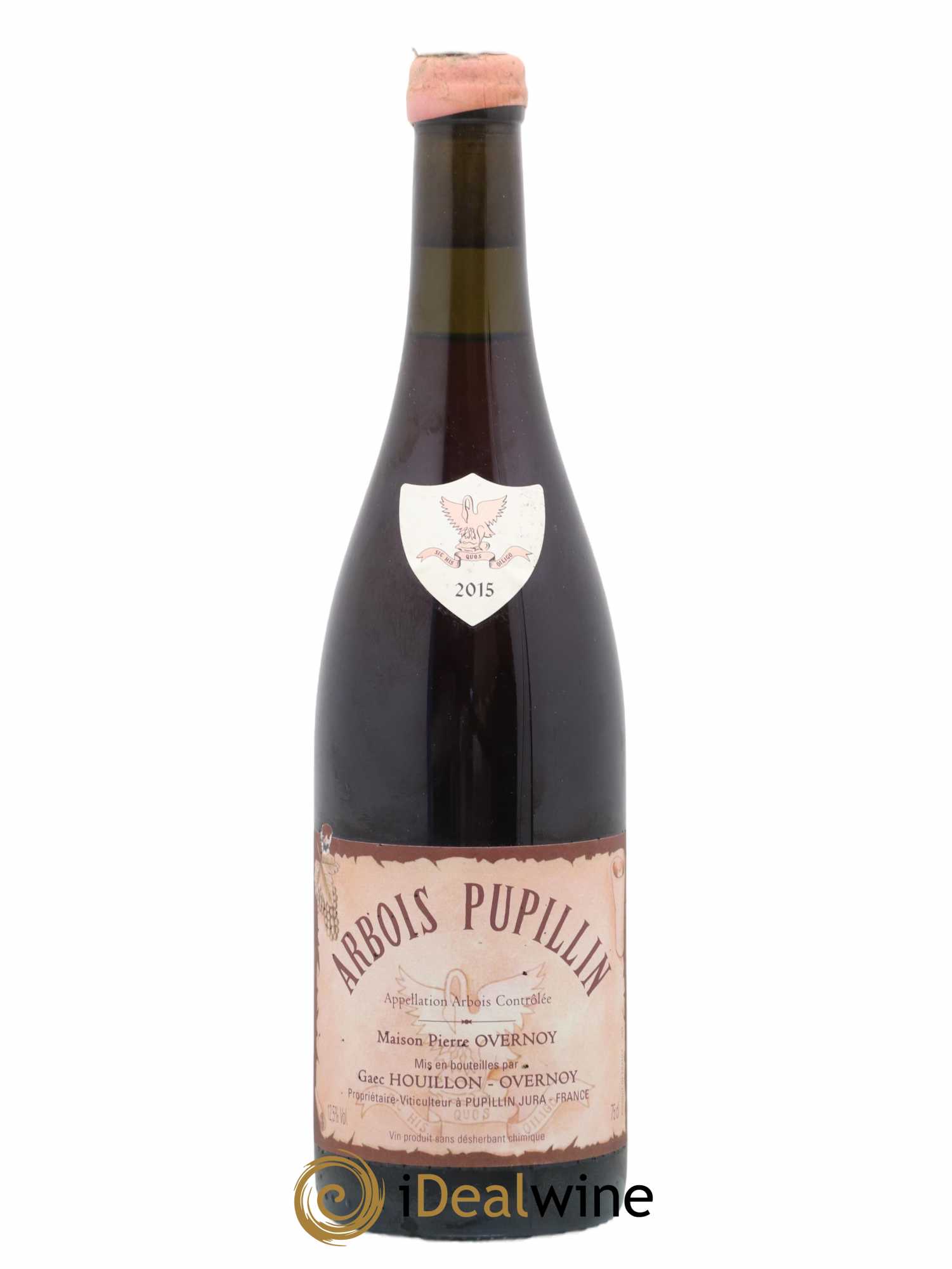 Arbois-Pupillin Poulsard (cire rouge) Overnoy-Houillon (Domaine) 2015 - Lot de 1 bouteille - 0