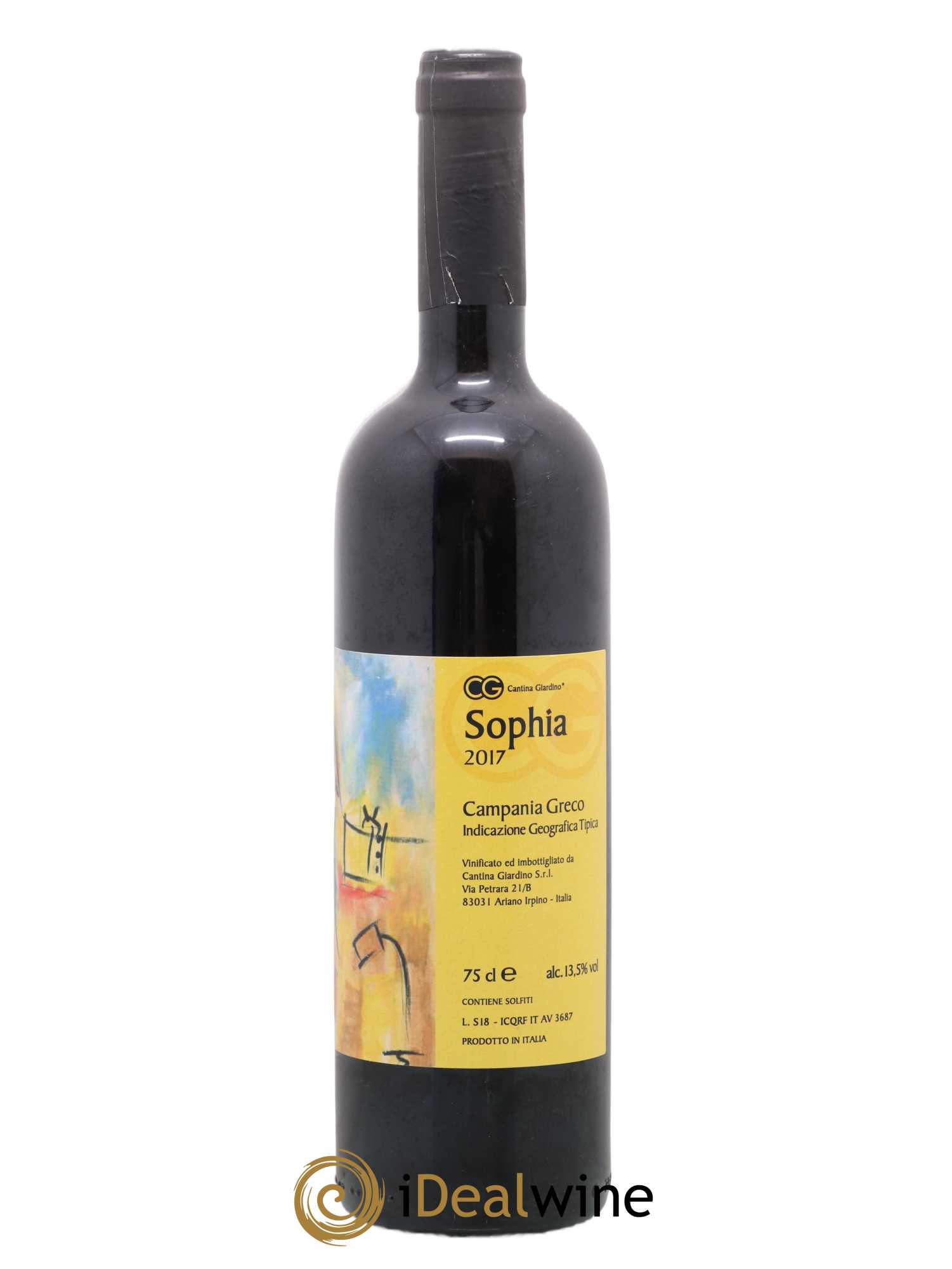 Italie Campania Greco Sophia Cantina Giardino 2017 - Posten von 1 Flasche - 0
