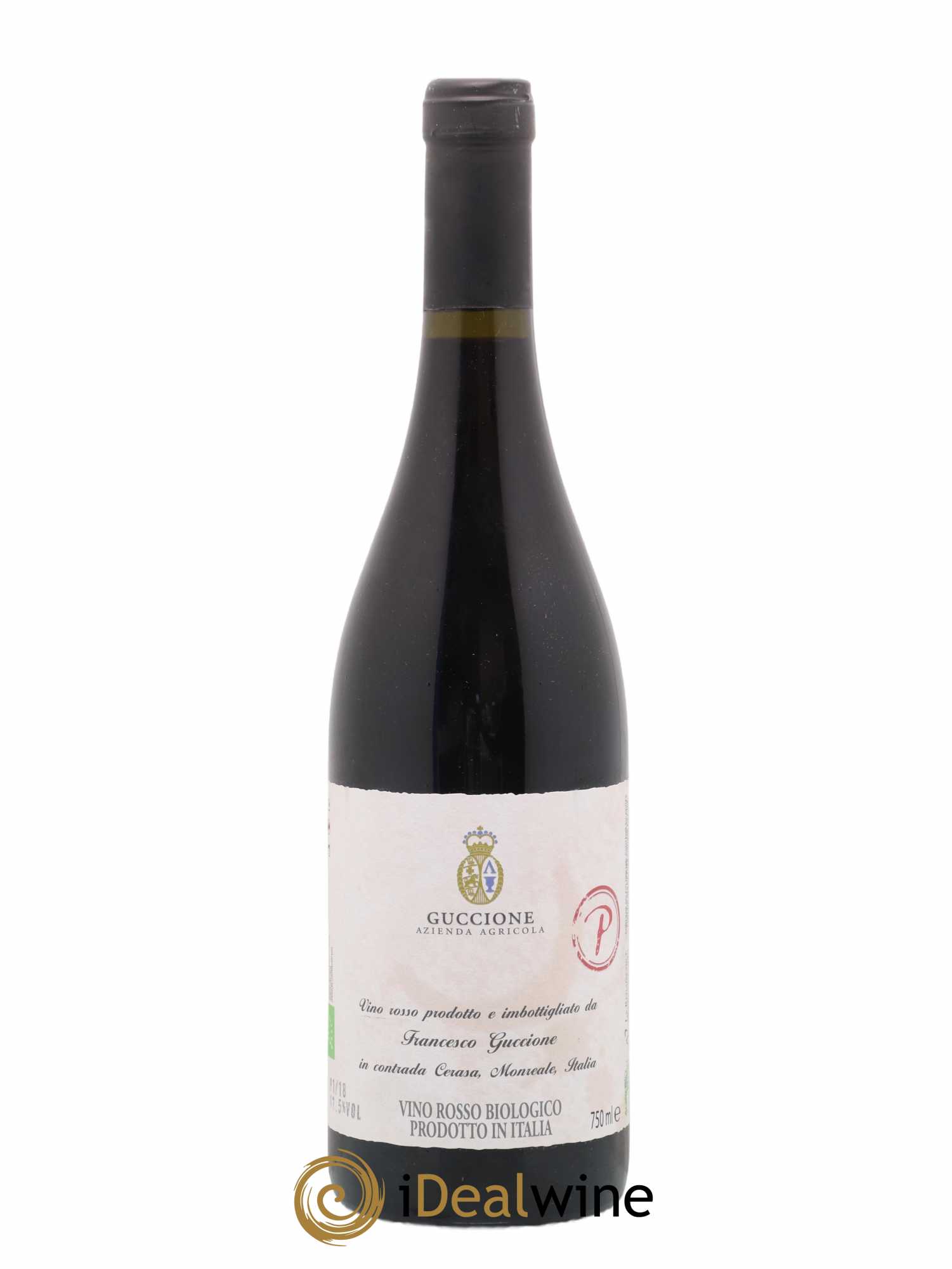 Italie Vino Rosso Biologico Rouge P Domaine Francesco Guccione 2018 - Posten von 1 Flasche - 0