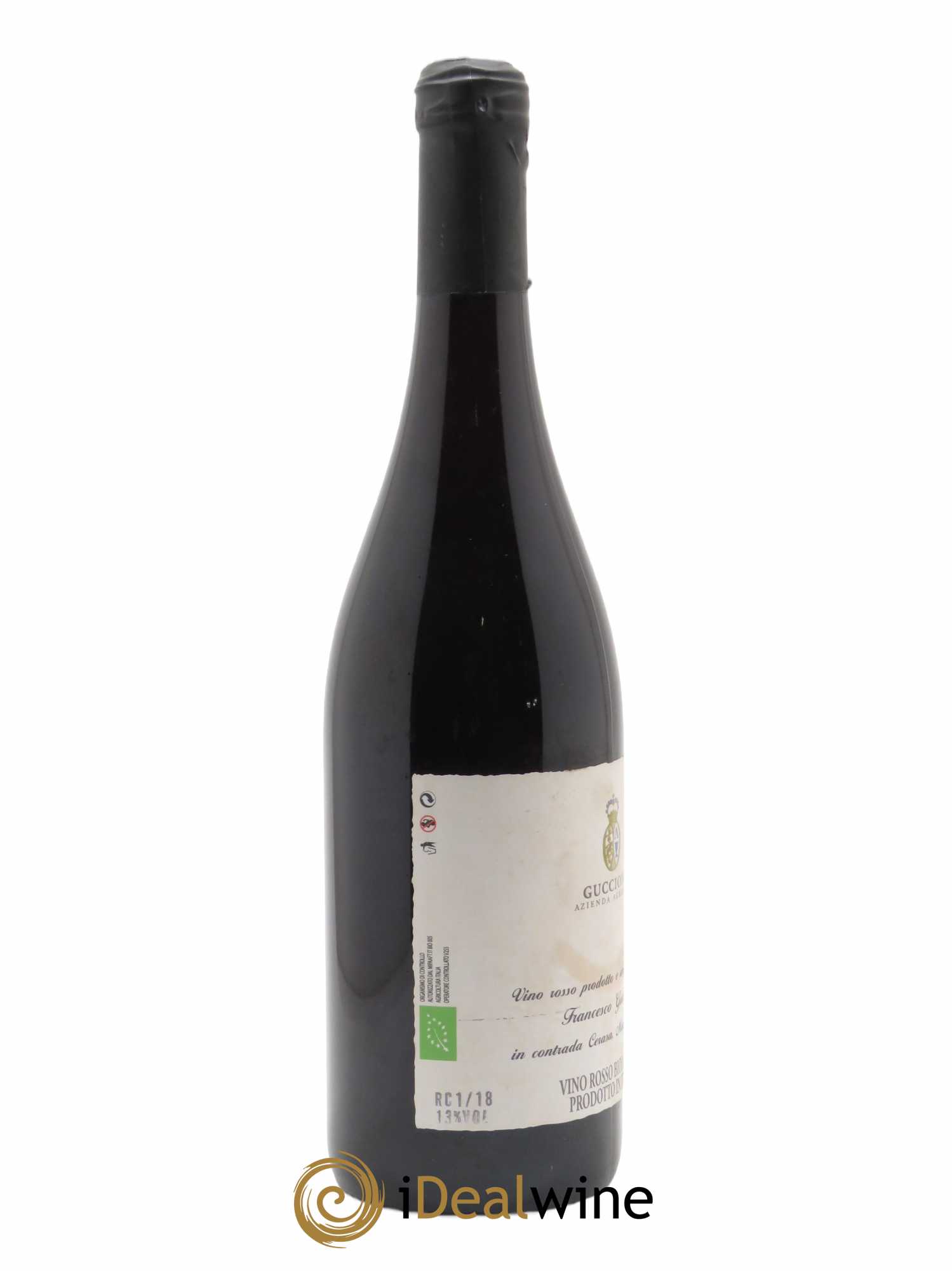 Italie Vino Rosso Biologico Rouge RC Domaine Francesco Guccione 2018 - Posten von 1 Flasche - 1