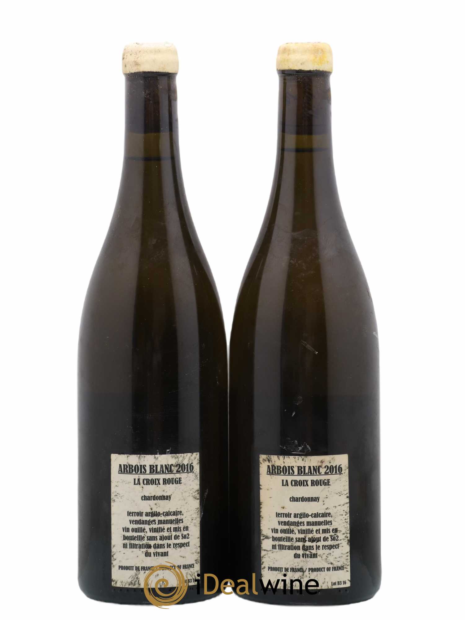 Arbois Chardonnay La Croix Rouge Adeline Houillon & Renaud Bruyère 2016 - Lot de 2 bouteilles - 1