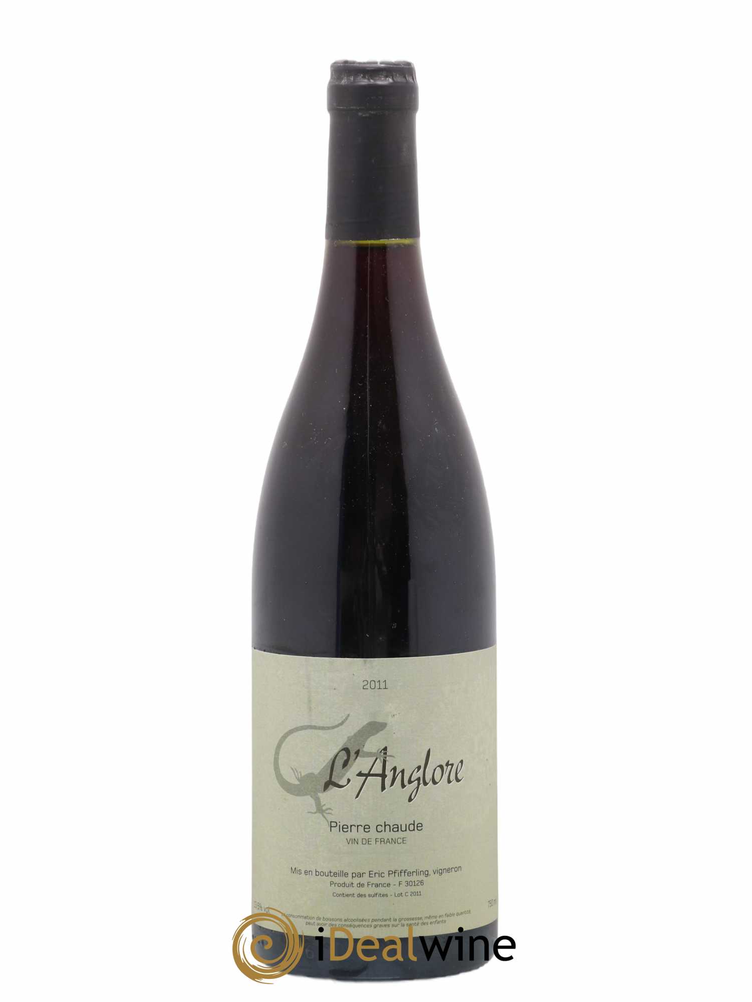 Vin de France Pierre chaude L'Anglore 2011 - Lot de 1 bouteille - 0