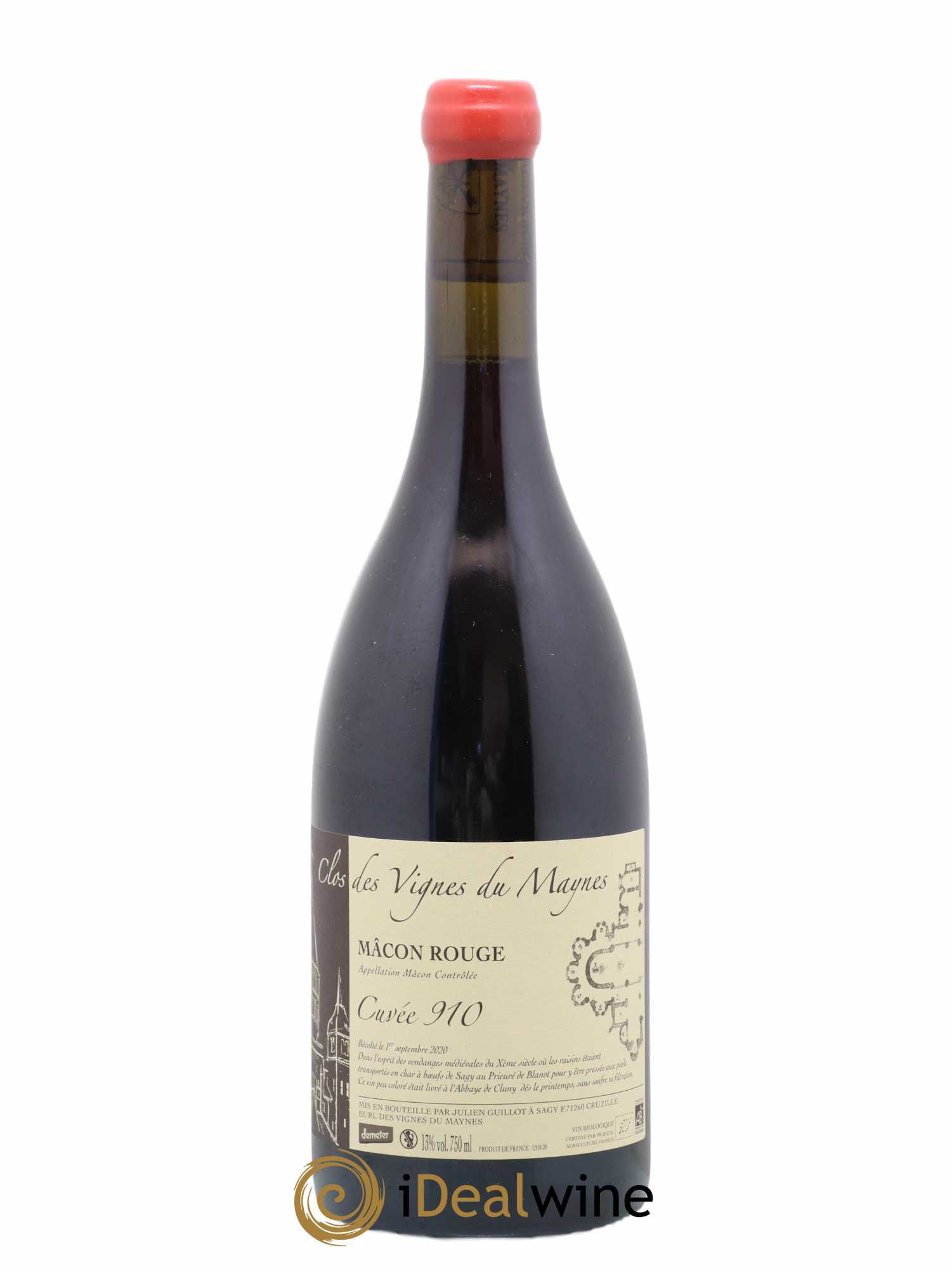 Mâcon Cuvée 910 Les Vignes du Maynes 2020 - Lot de 1 bouteille - 0