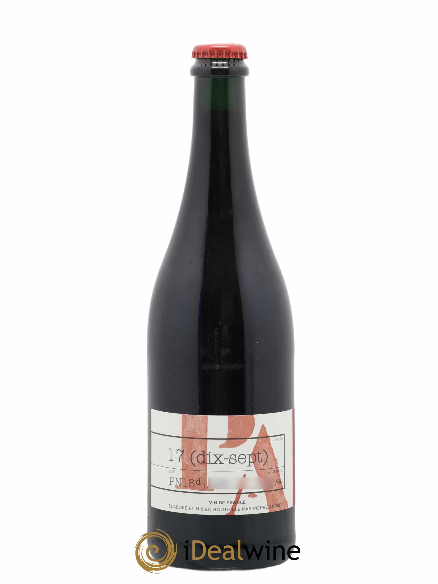 Vin de France Pinot Noir Dix Sept Pierre Andrey 2018 - Posten von 1 Flasche - 0