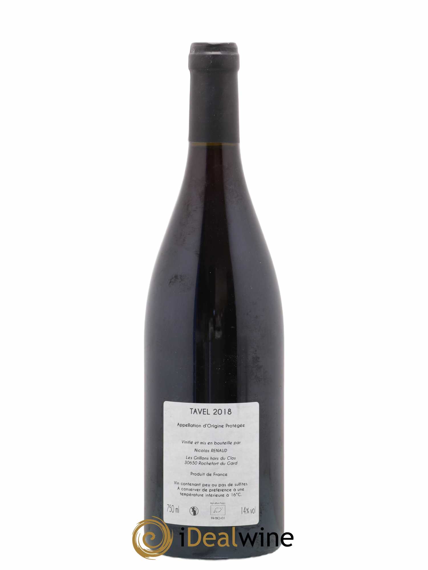 Tavel Clos des Grillons Nottedeluna Domaine Ca de Noci 2018 - Posten von 1 Flasche - 1