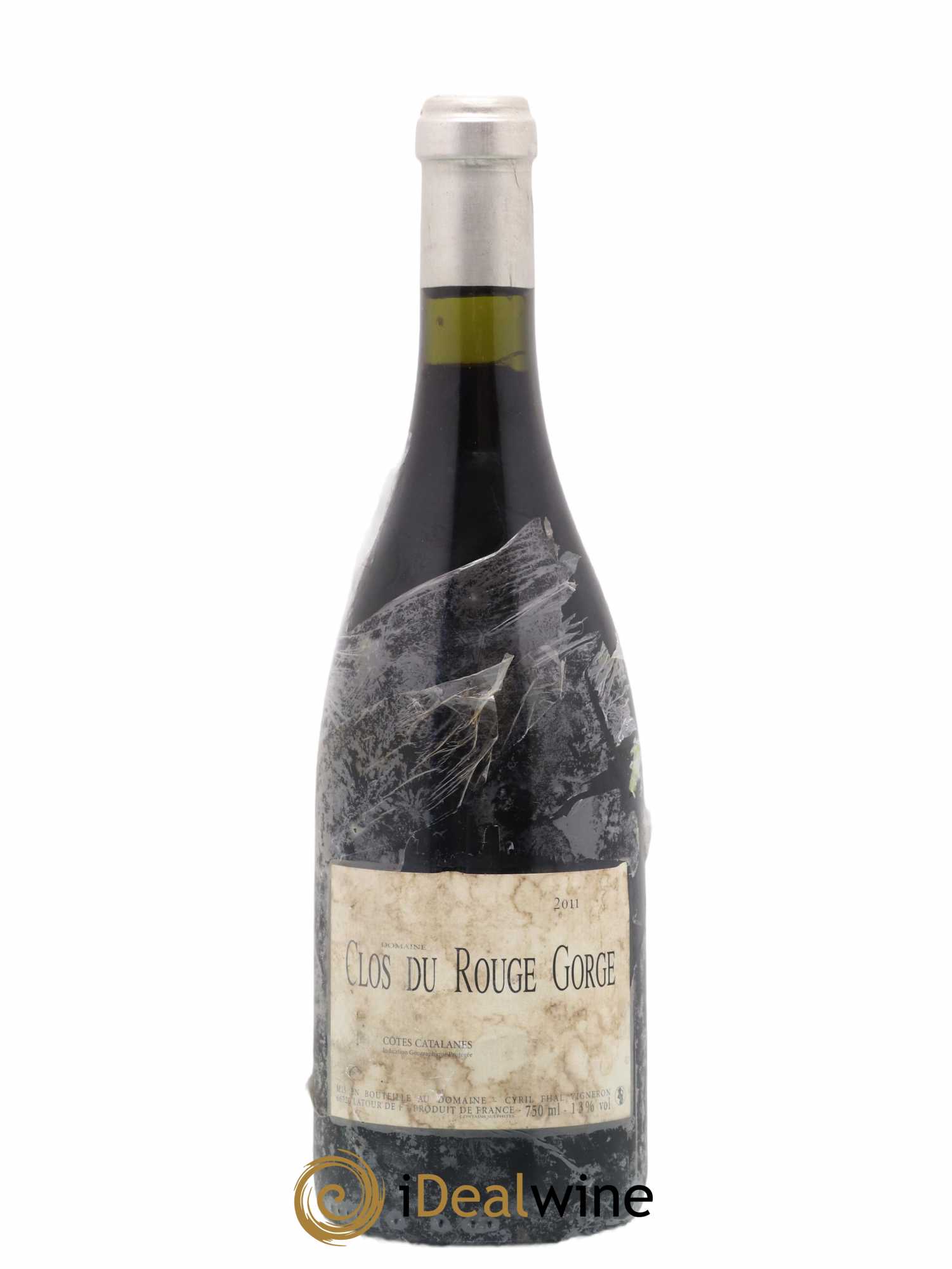 Côtes Catalanes Clos du Rouge Gorge Vieilles Vignes Cyril Fhal 2011 - Lot de 1 bouteille - 0