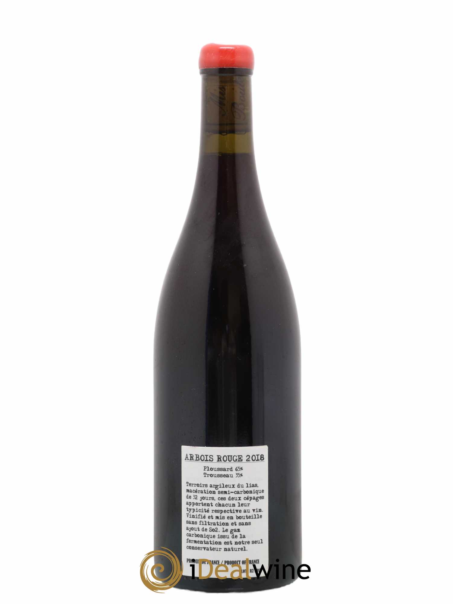 Arbois Ploussard Trousseau Adeline Houillon & Renaud Bruyère 2018 - Lot de 1 bouteille - 1